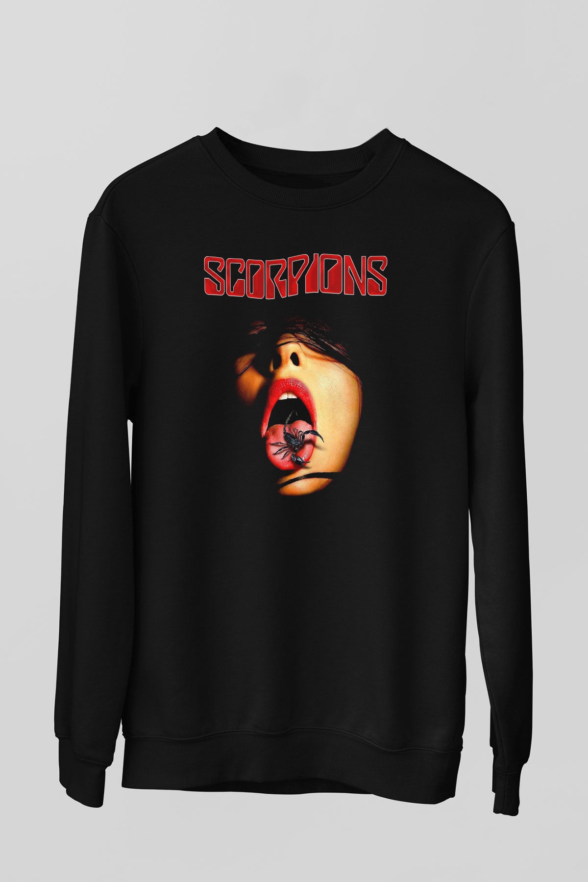 Scorpions Siyah Unisex Sweatshirt