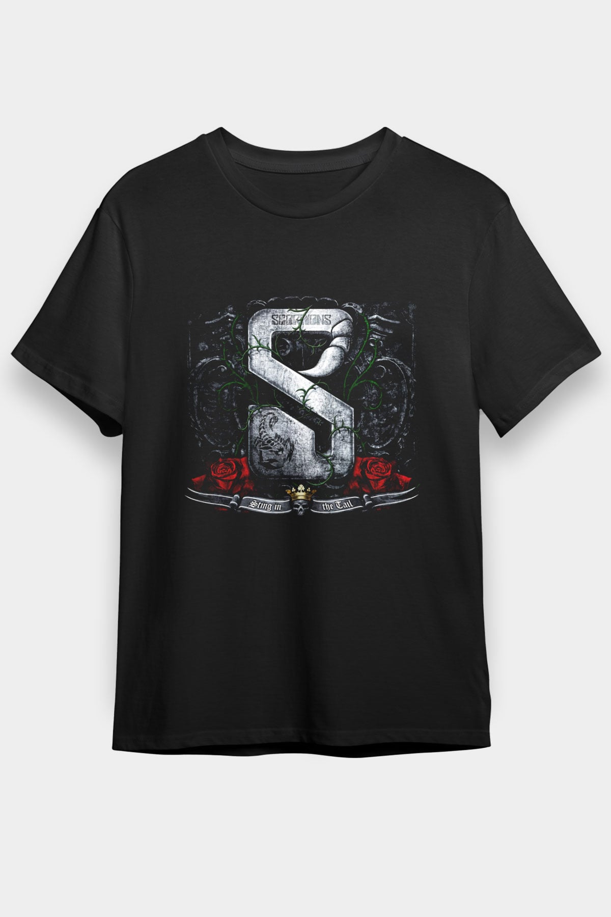 Scorpions Siyah Unisex Tişört T-Shirt - TişörtFabrikası