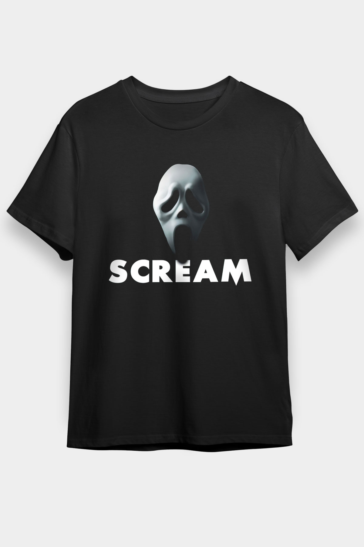 Scream Siyah Unisex Graphic Tee - STREETWEAR