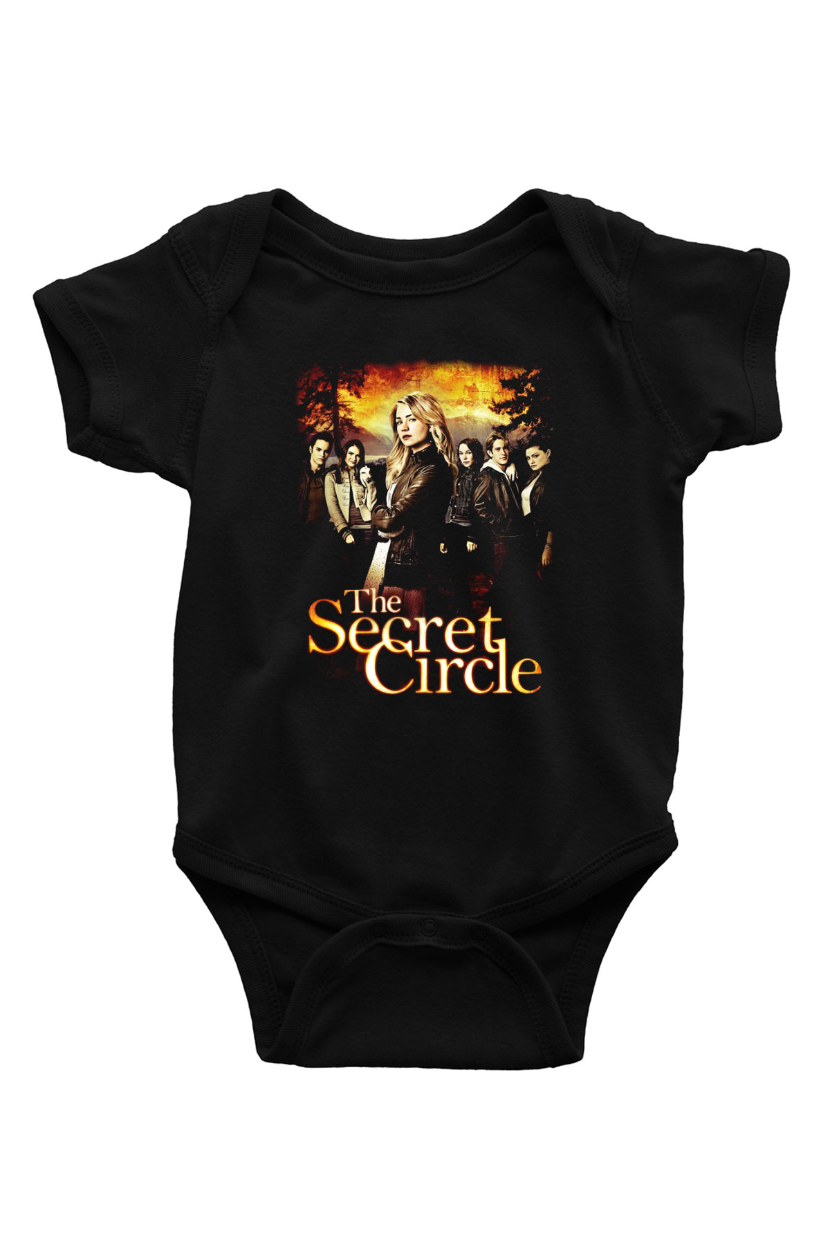 Secret Circle Siyah Bebek Body - Zıbın