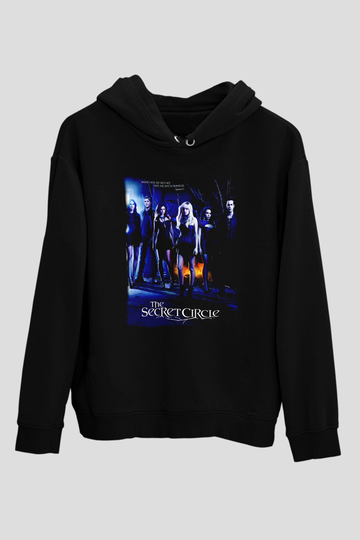 Secret Circle Siyah Unisex Hoodie
