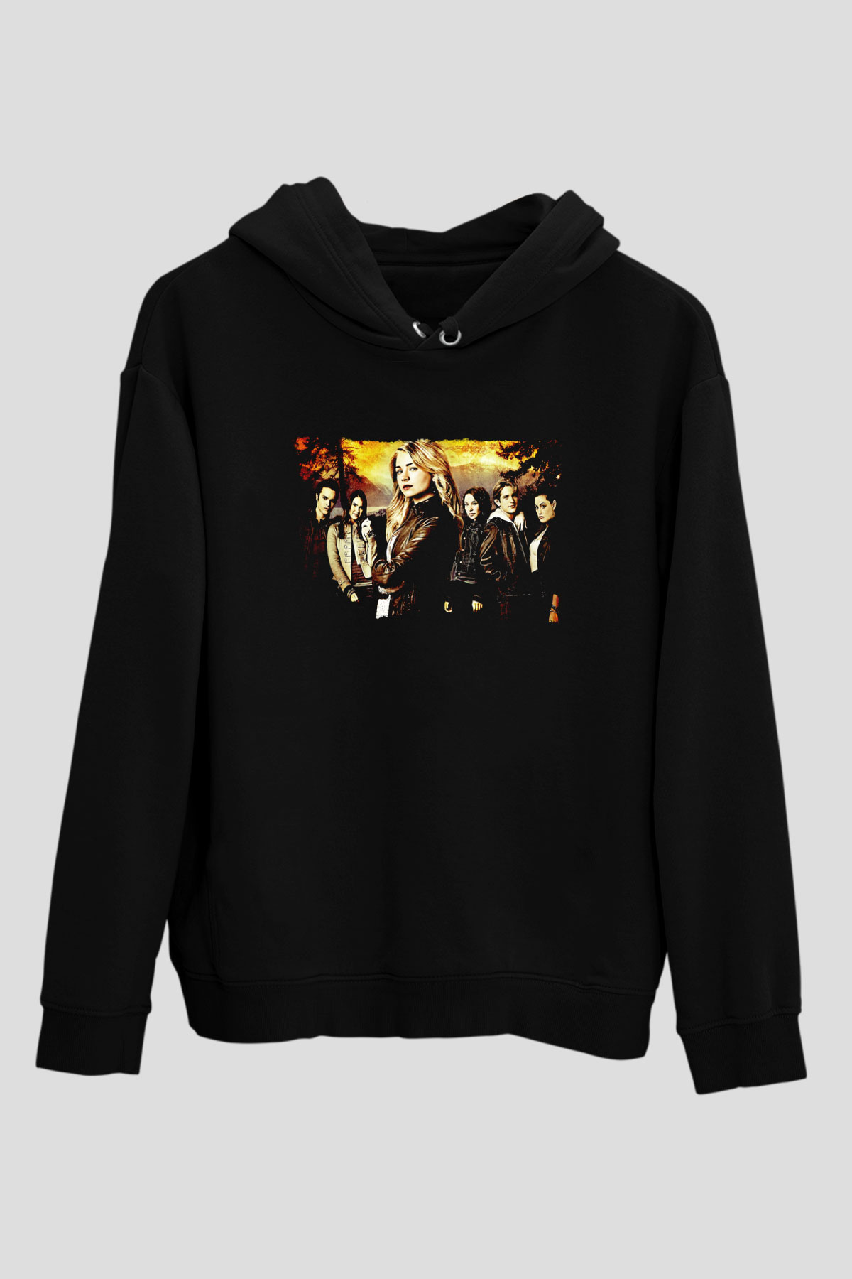 Secret Circle Siyah Unisex Hoodie