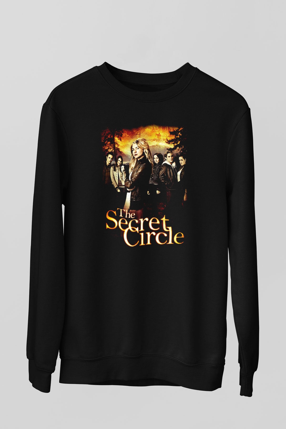 Secret Circle Siyah Unisex Sweatshirt