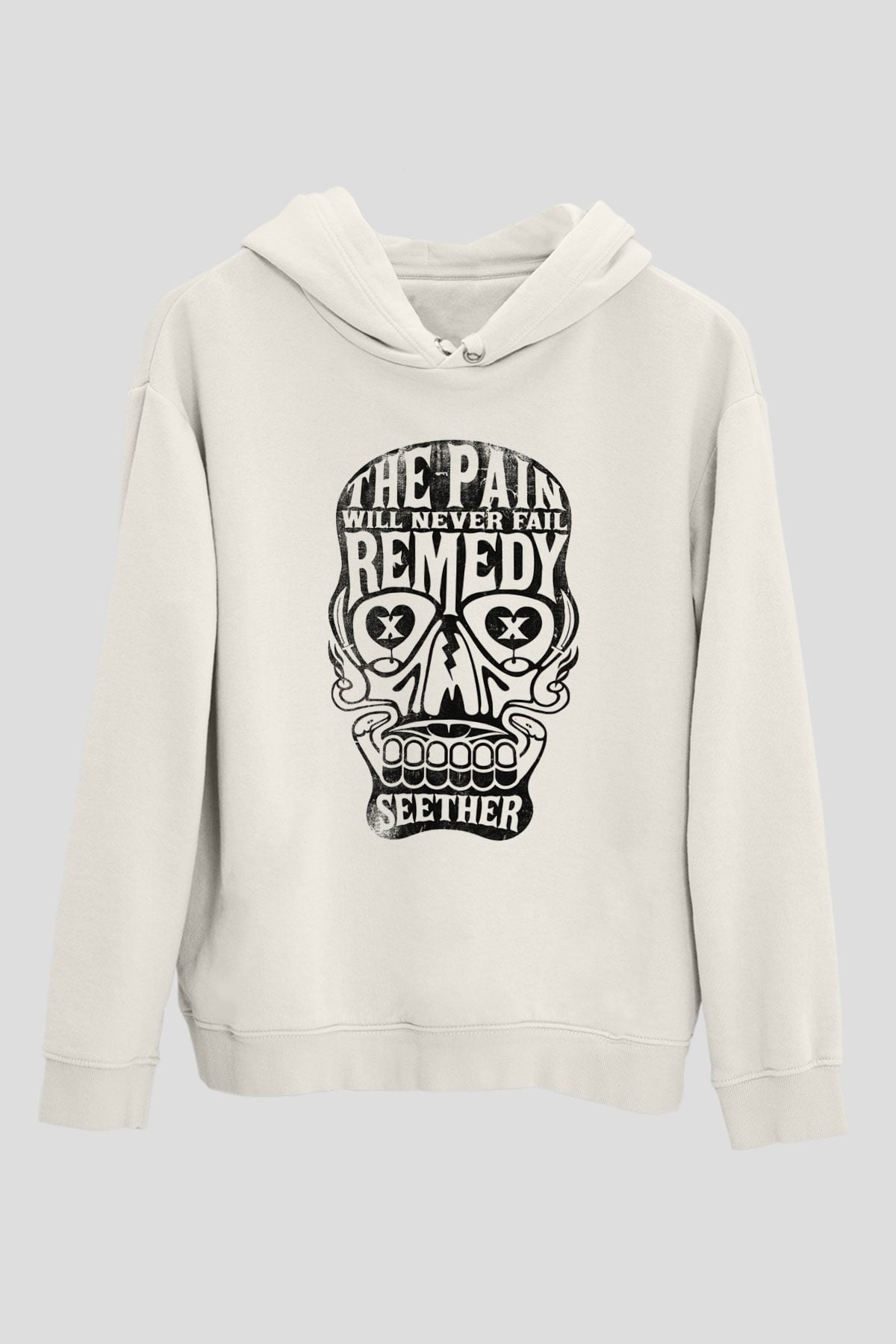 Seether Beyaz Unisex Hoodie
