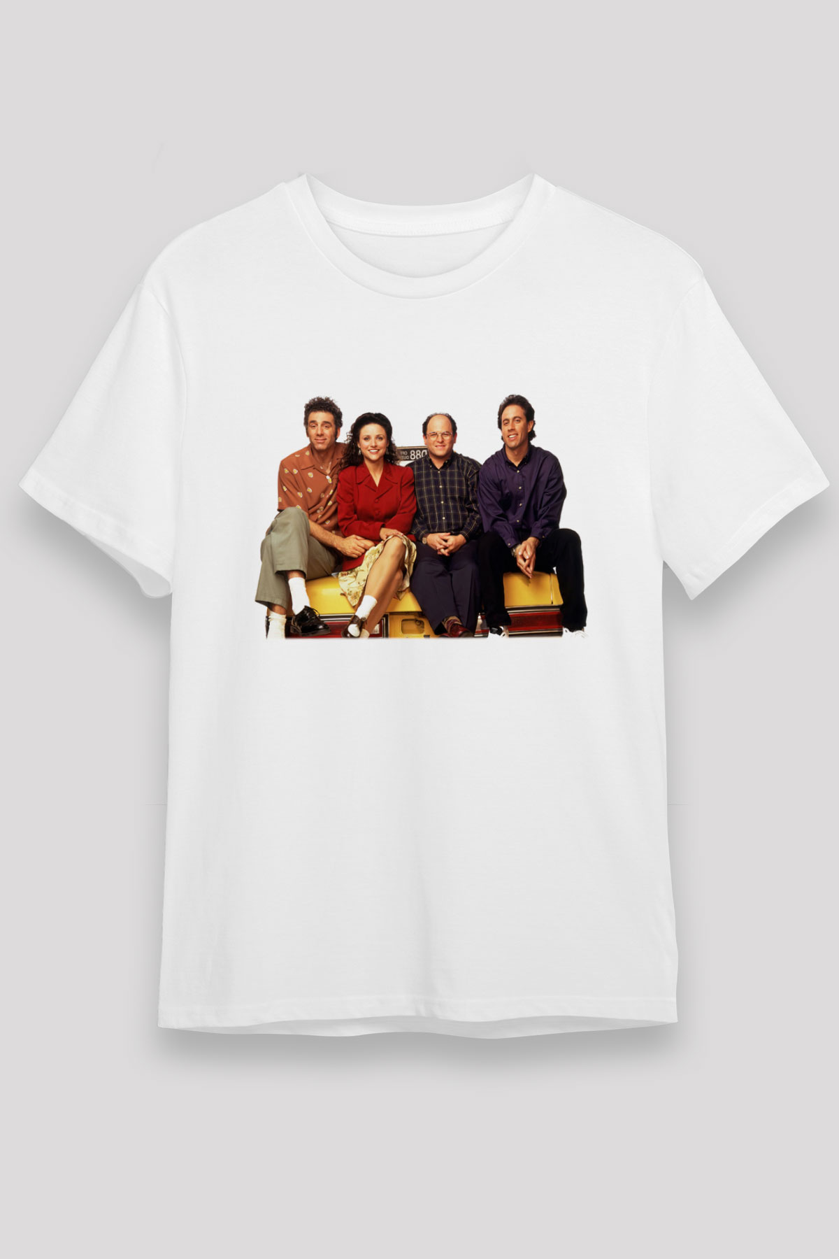 Seinfeld Beyaz Unisex Tişört T-Shirt