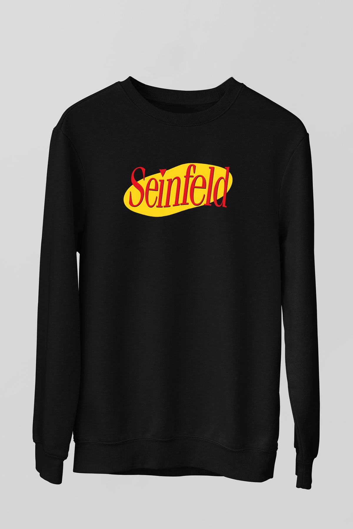 Seinfeld Siyah Unisex Sweatshirt