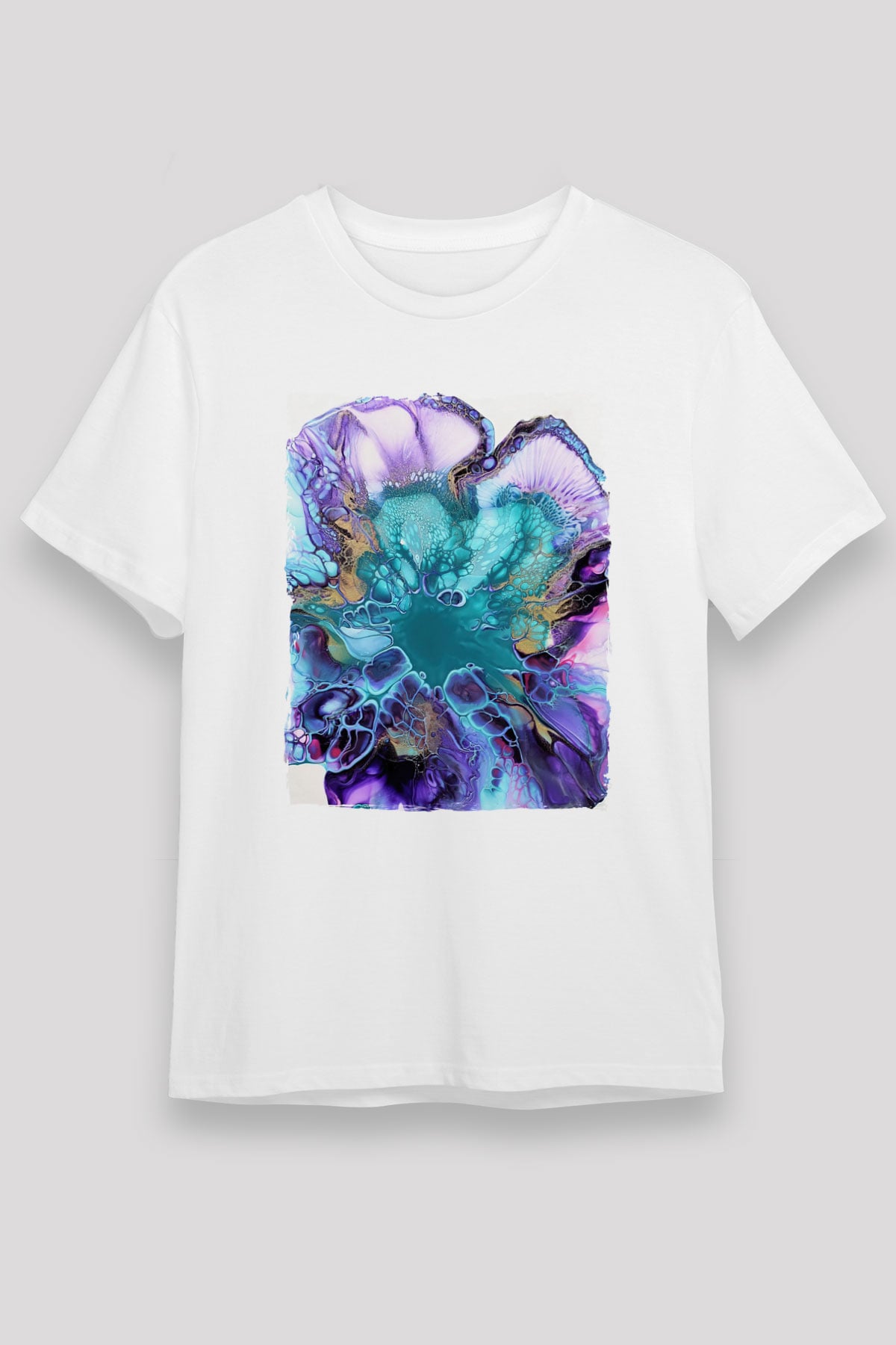 Şekil Beyaz Unisex Tişört T-Shirt - TişörtFabrikası