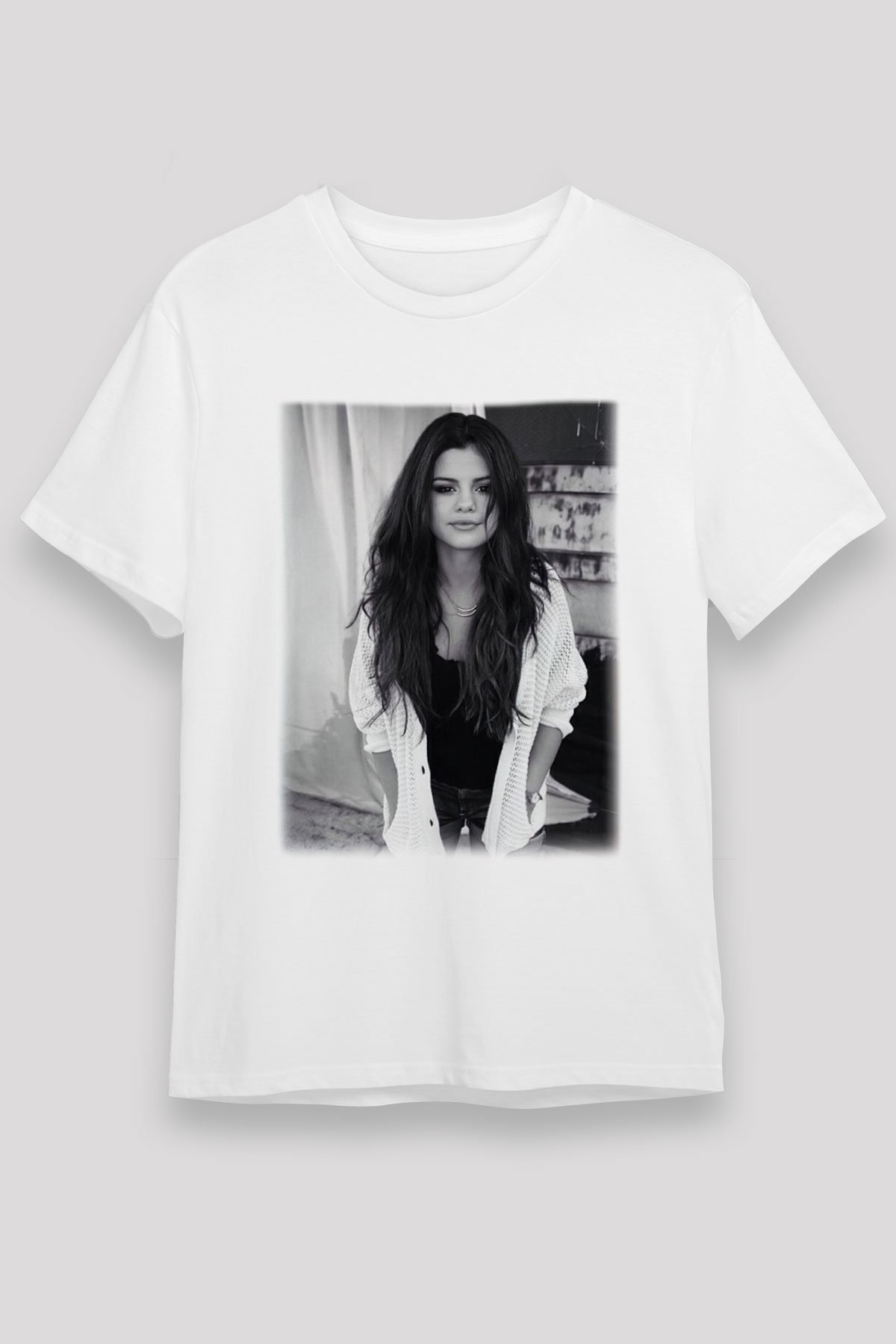 Selena Gomez White Unisex Tee - STREETWEAR