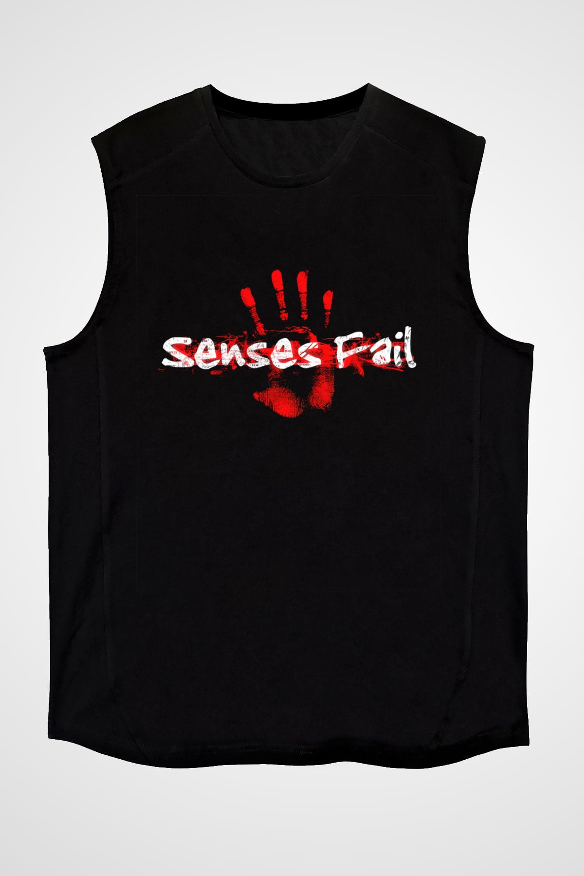 Senses Fail Siyah Unisex Kolsuz Tişört