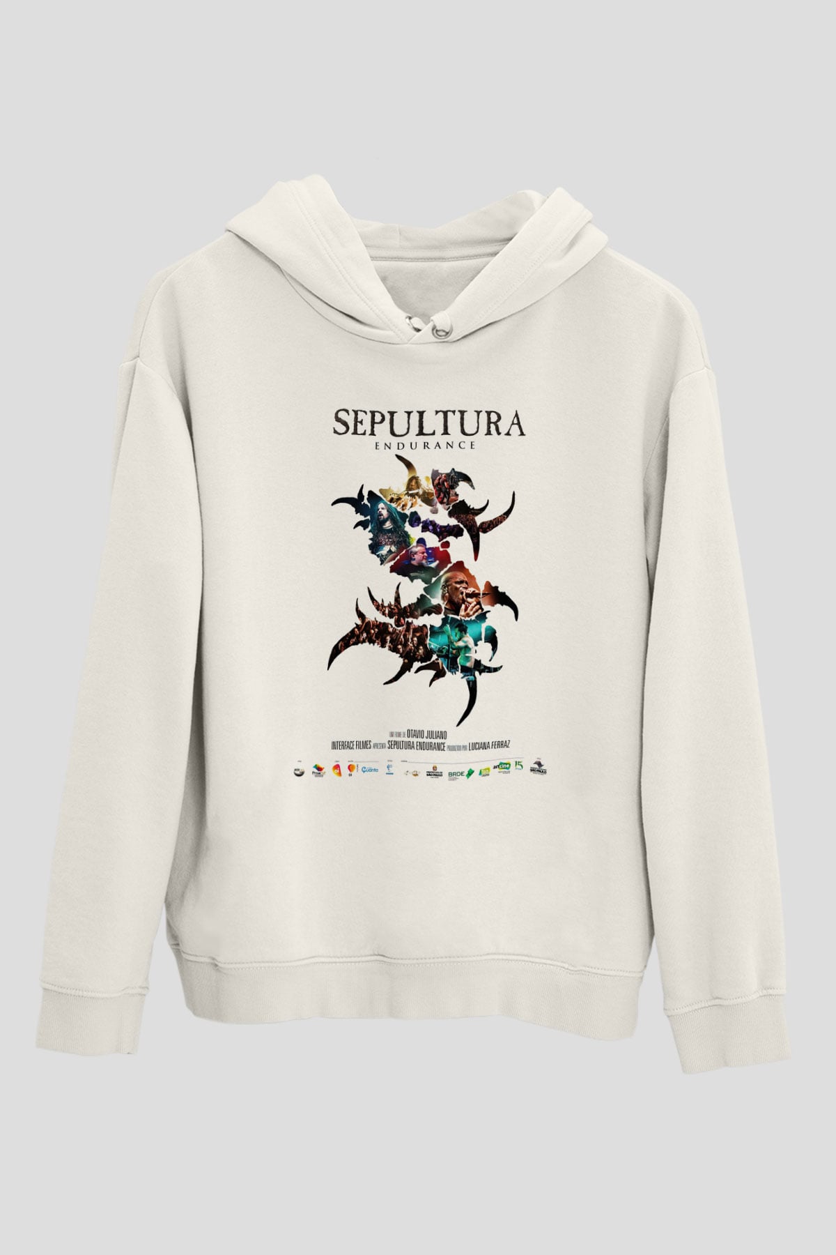 Sepultura Beyaz Unisex Hoodie