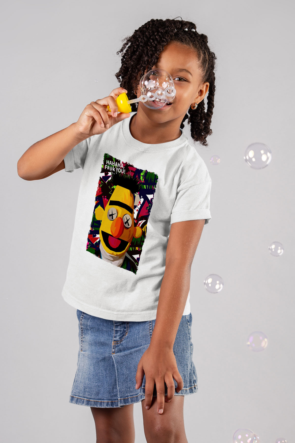 Sesame Street Susam Sokağı Beyaz Unisex Çocuk Tişört