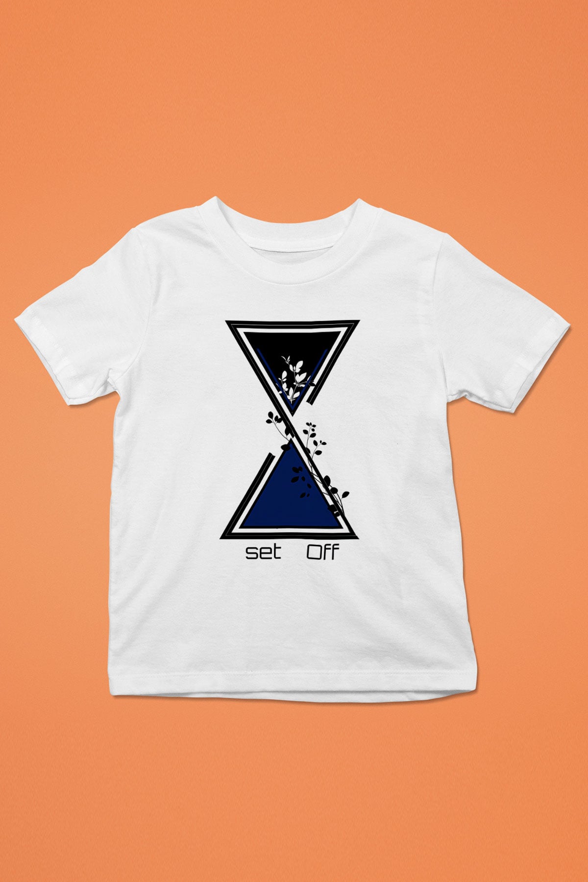 Set it off  Baskılı Beyaz Unisex Beyaz Çocuk Tişört - Tshirt
