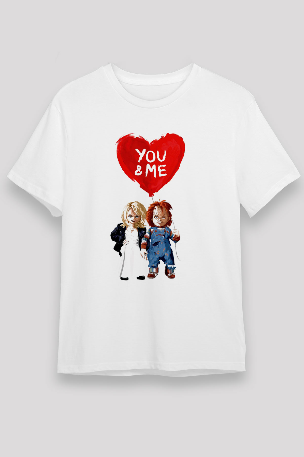 Sevgililer Günü Beyaz Unisex Tişört T-Shirt - TişörtFabrikası