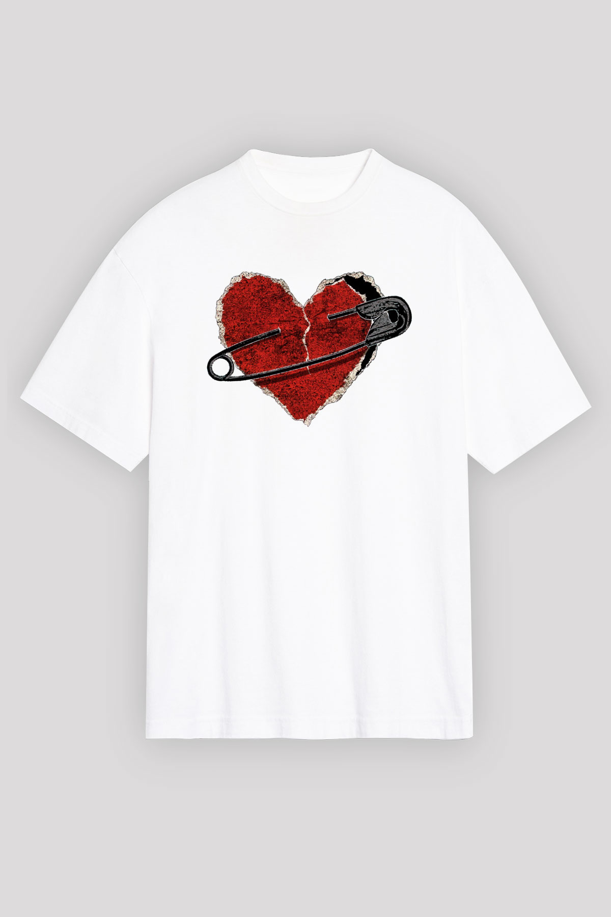 Sevgililer Günü Beyaz Unisex Tişört T-Shirt - TişörtFabrikası