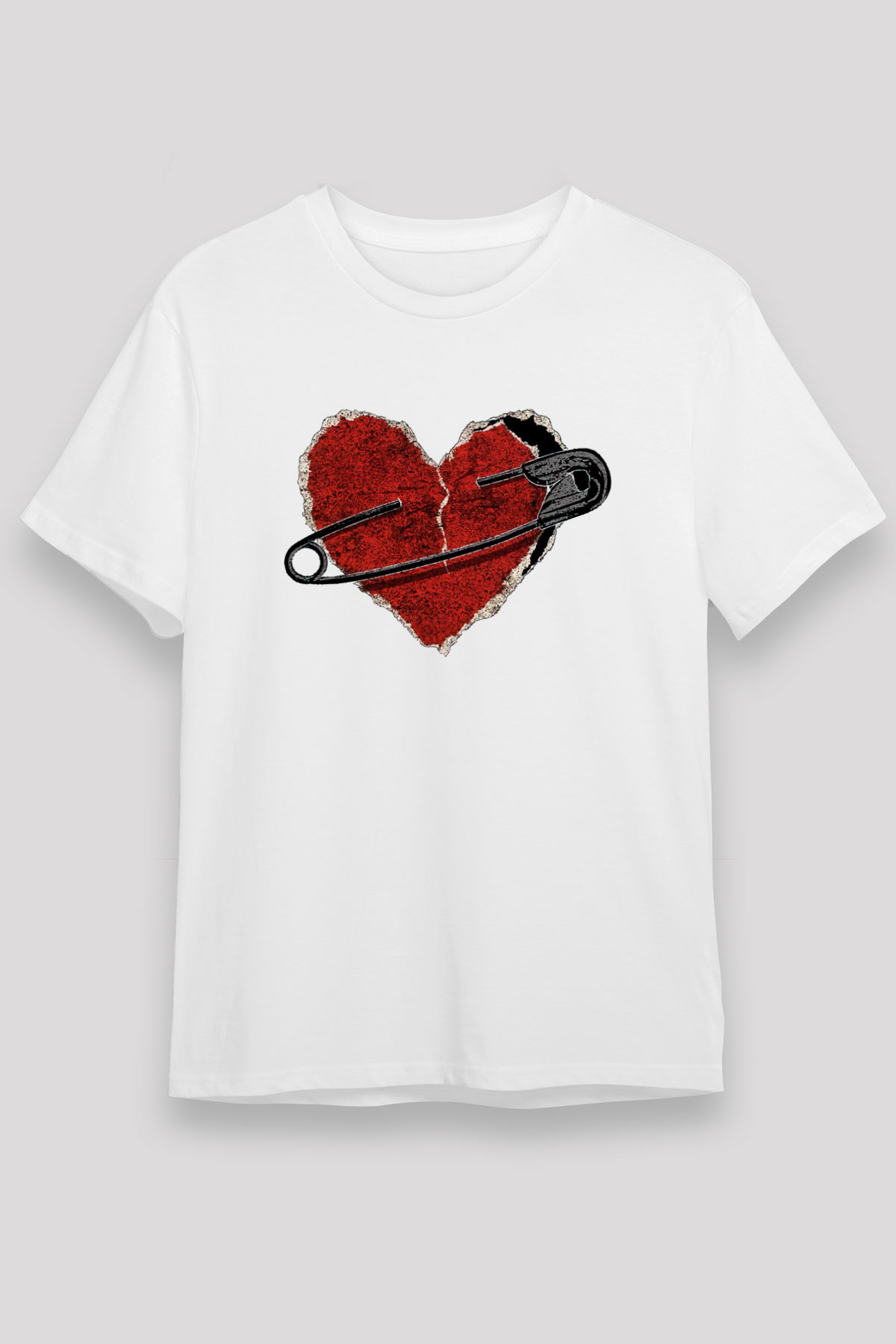 Sevgililer Günü Beyaz Unisex Tişört T-Shirt - TişörtFabrikası