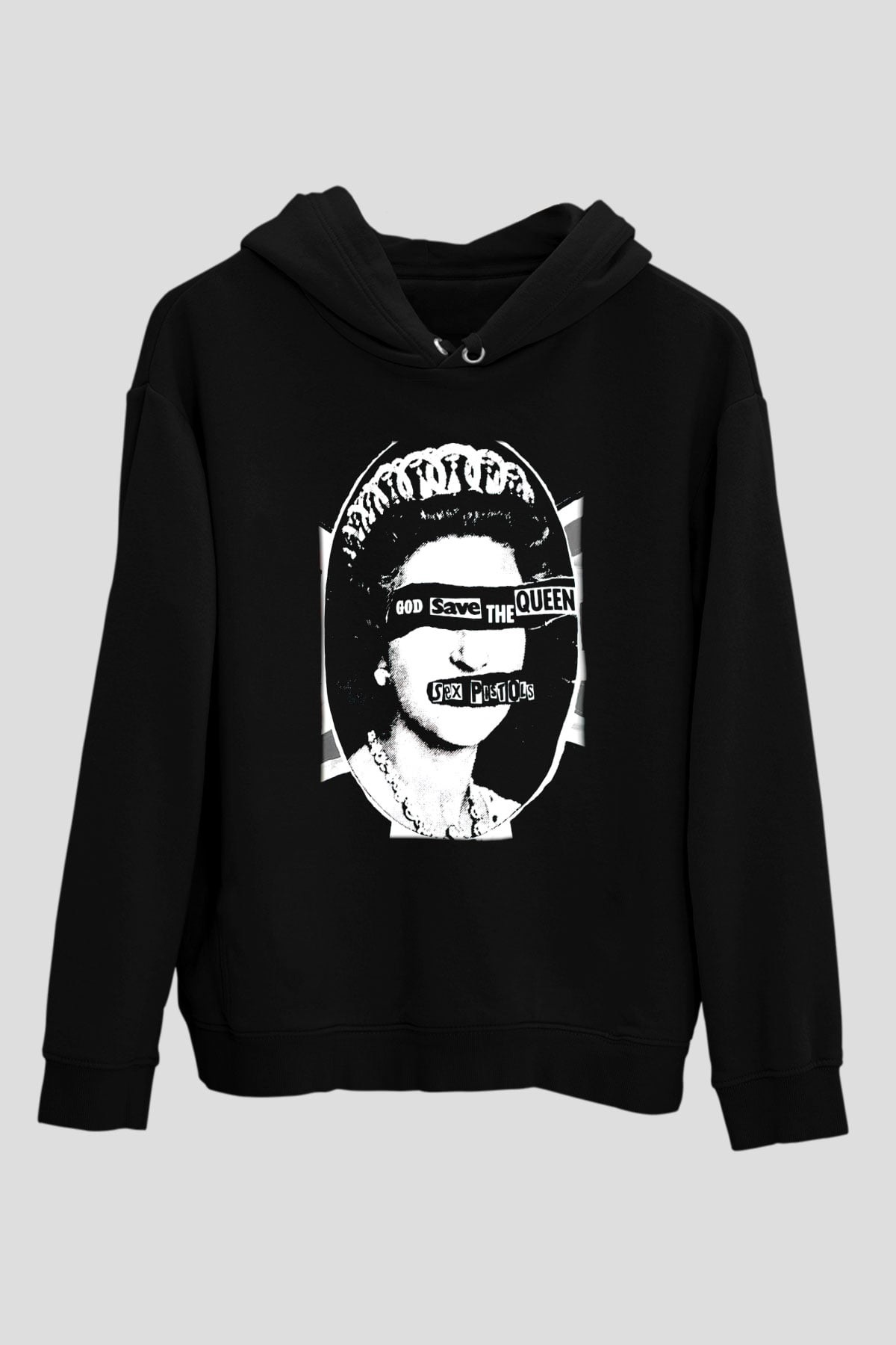 Sex Pistols Siyah Unisex Kapşonlu Sweatshirt