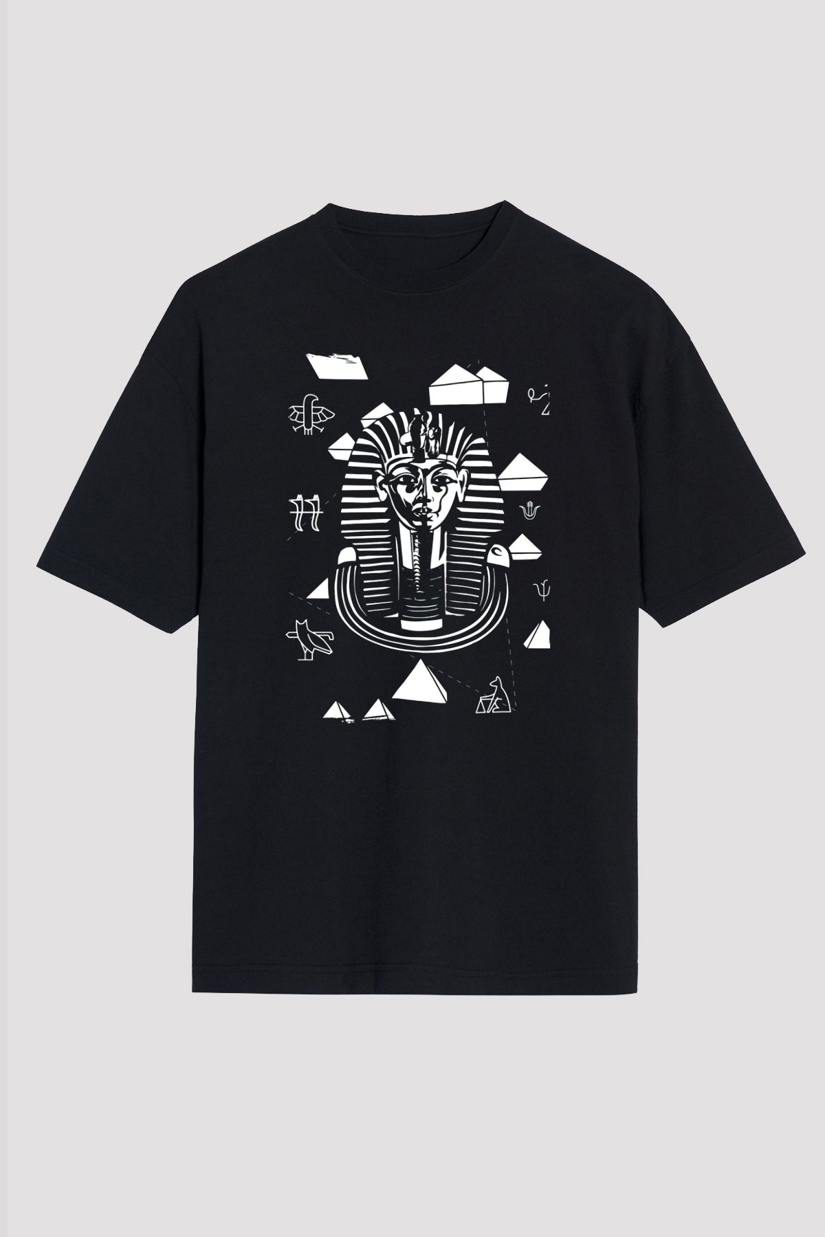 Sfenks Siyah Unisex Tişört T-Shirt - TişörtFabrikası