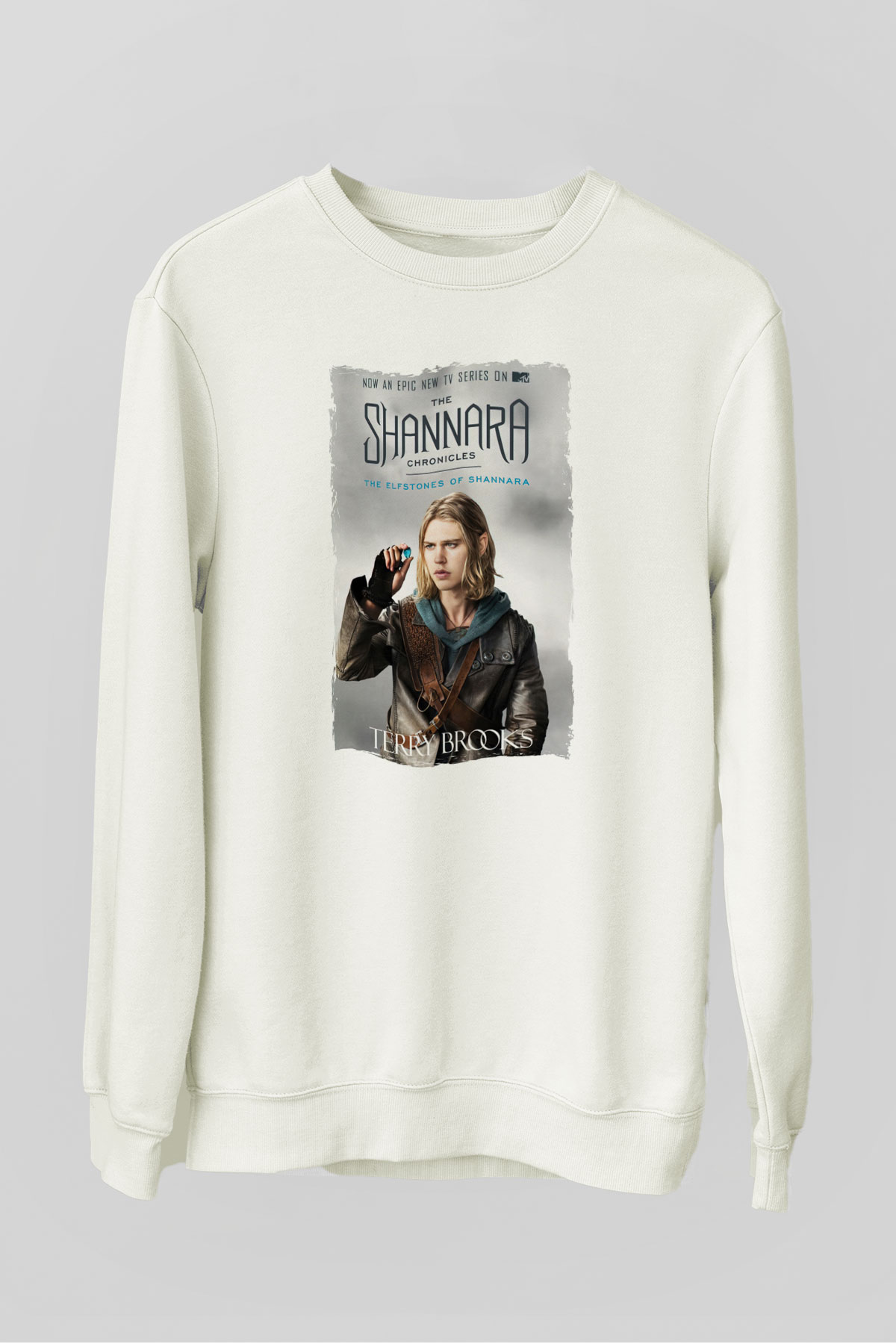 Shannara Chronicles Beyaz Unisex Sweatshirt
