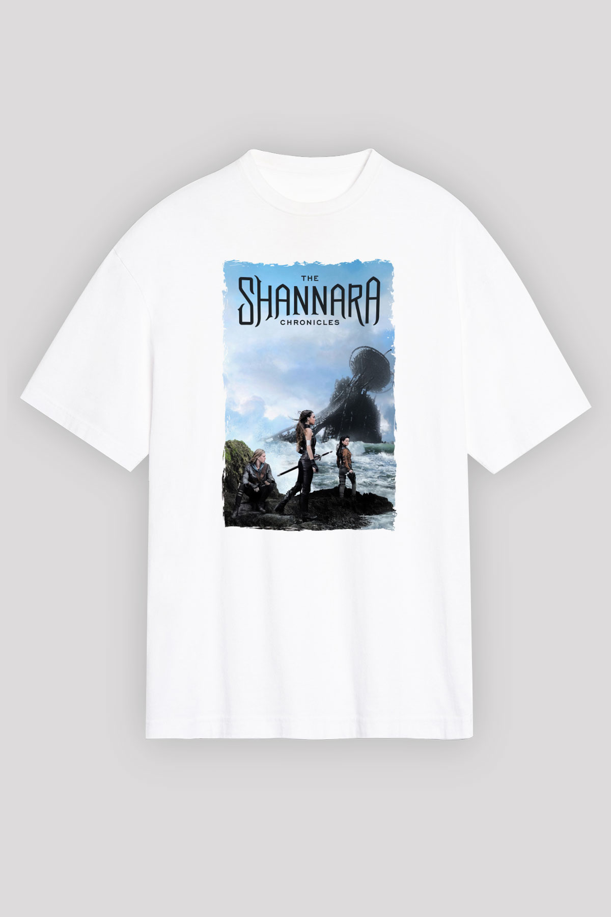 Shannara Chronicles Beyaz Unisex Tişört T-Shirt