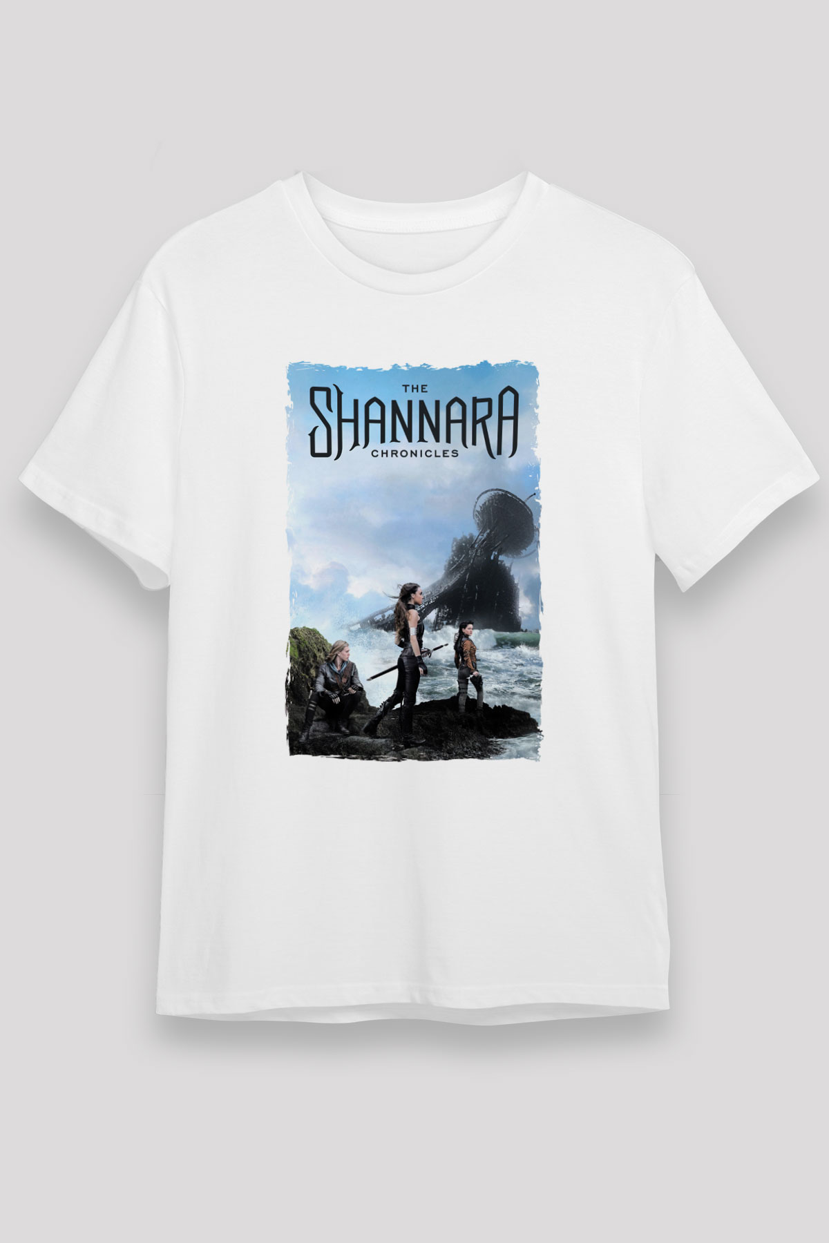 Shannara Chronicles Beyaz Unisex Tişört T-Shirt