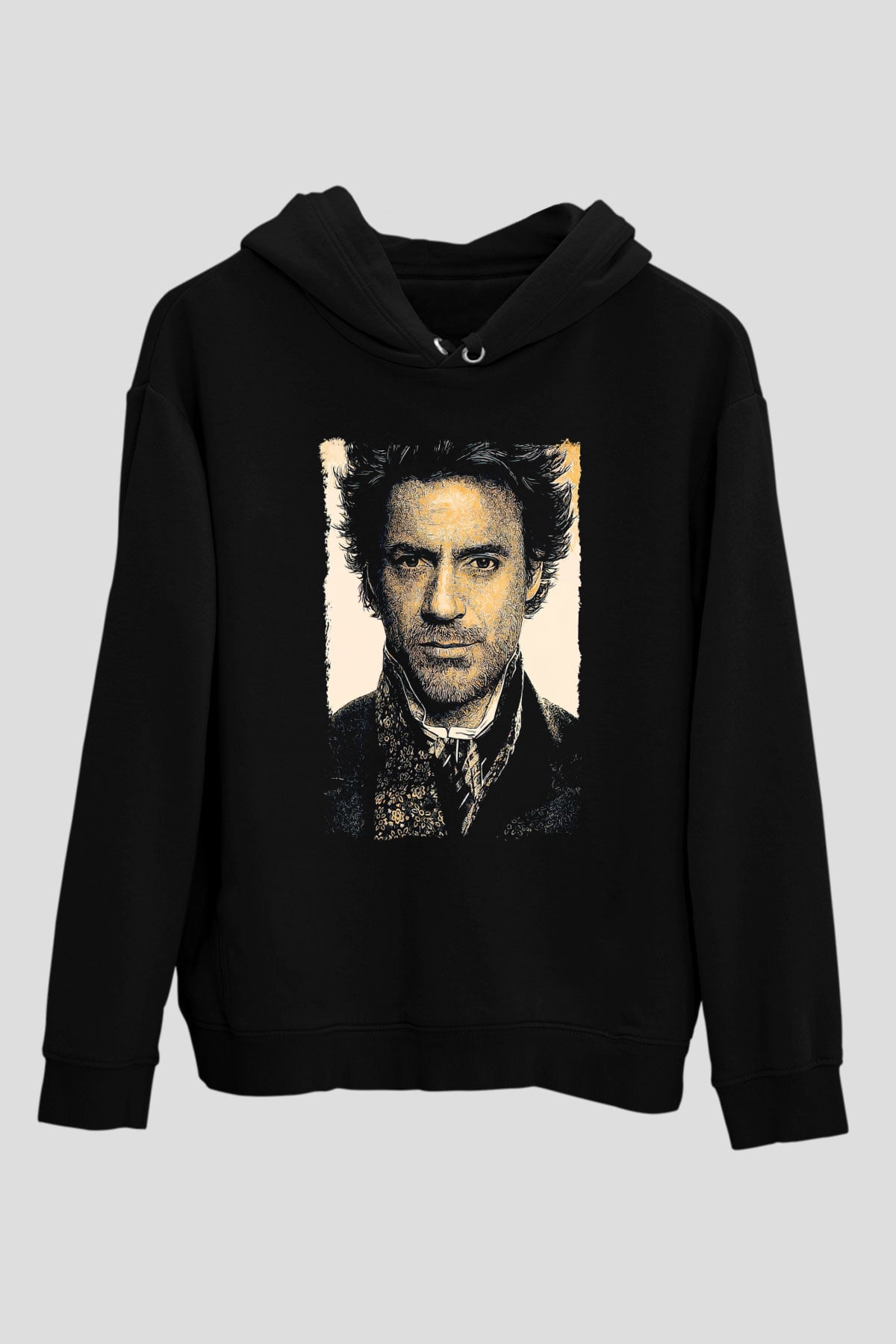 Sherlock Beyaz Unisex Hoodie