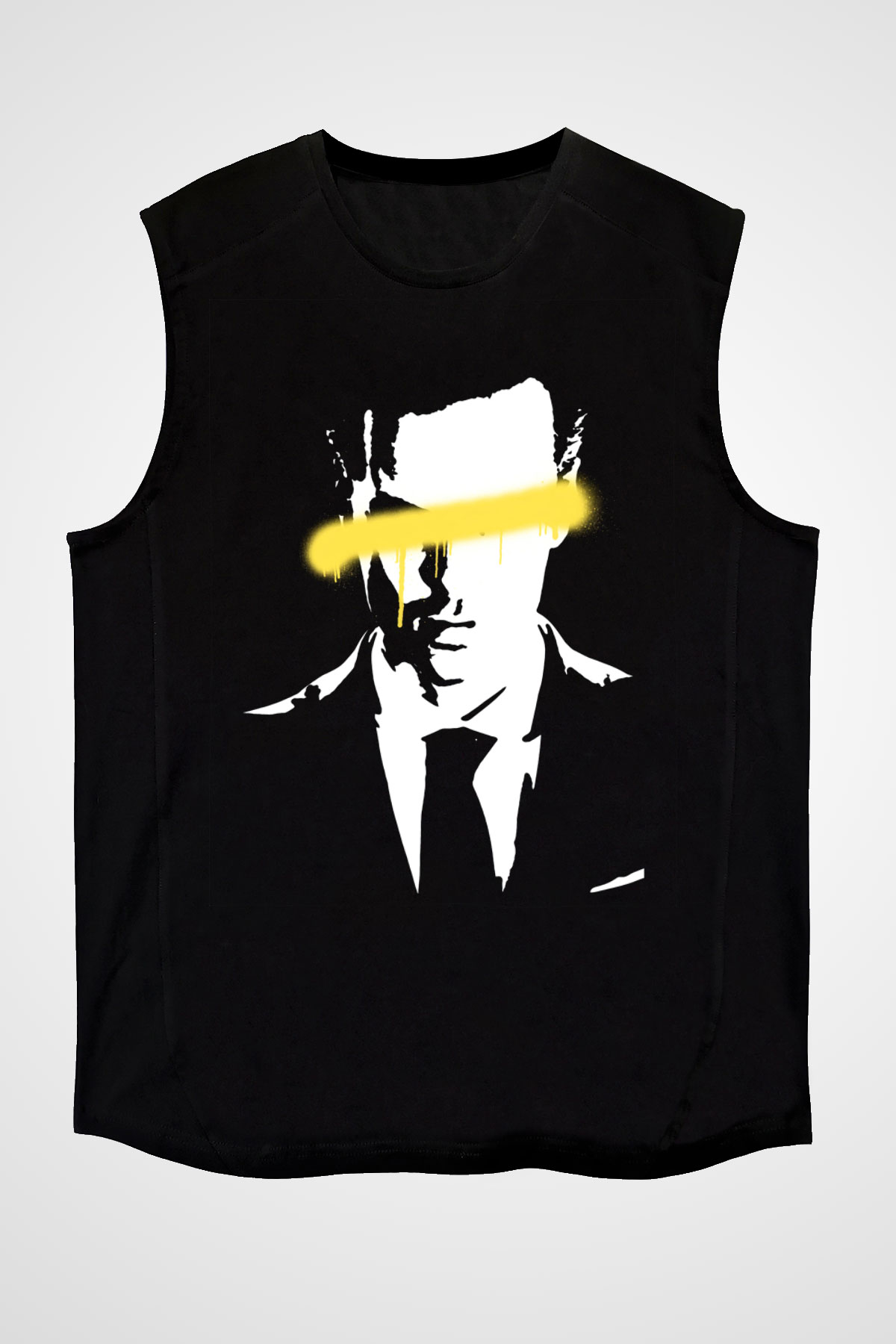 Sherlock Siyah Unisex Kolsuz Tişört