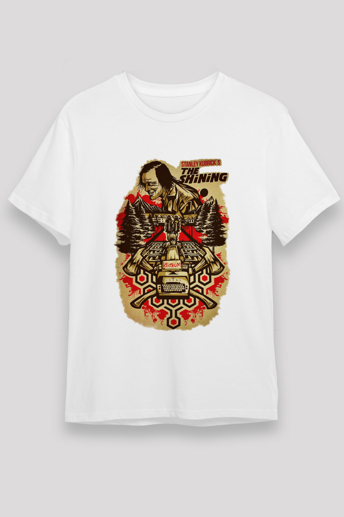 Shining Beyaz Unisex Tişört
