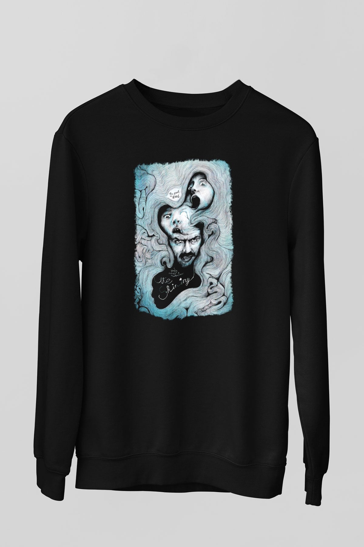 Shining Siyah Unisex Sweatshirt