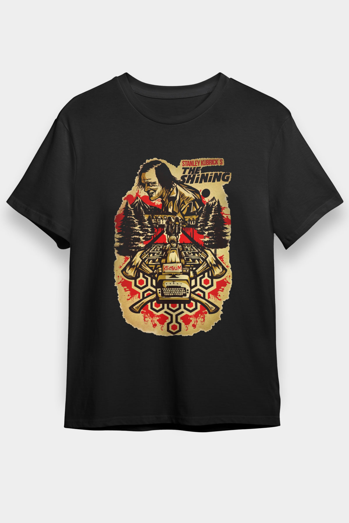 Shining Siyah Unisex Tişört