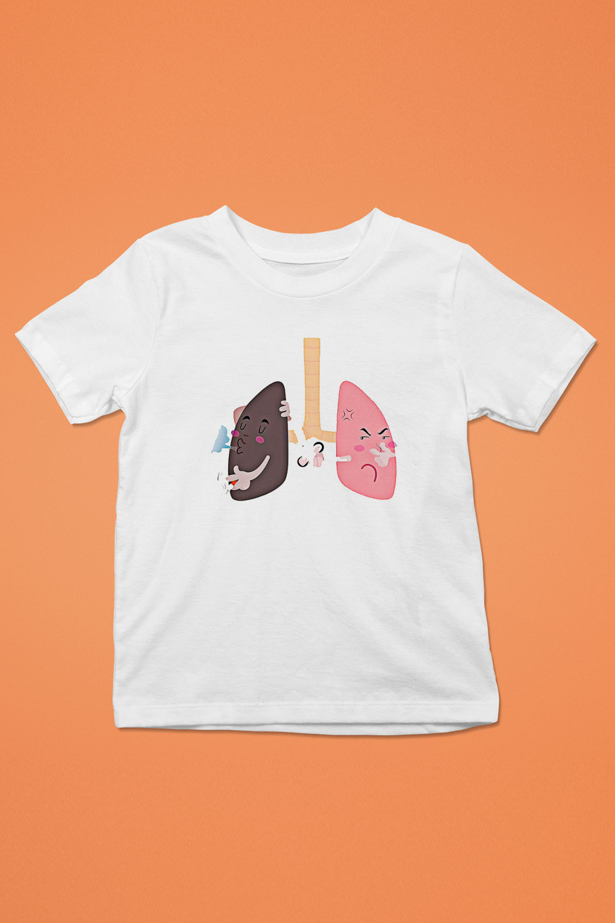 Sigarayı Bırakma Günü Baskılı Beyaz Unisex Beyaz Çocuk Tişört - Tshirt