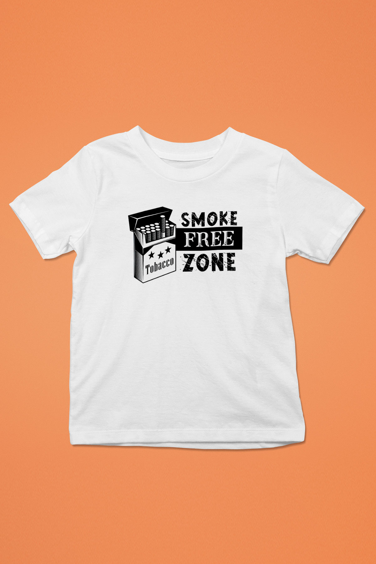 Sigarayı Bırakma Günü Baskılı Beyaz Unisex Beyaz Çocuk Tişört - Tshirt