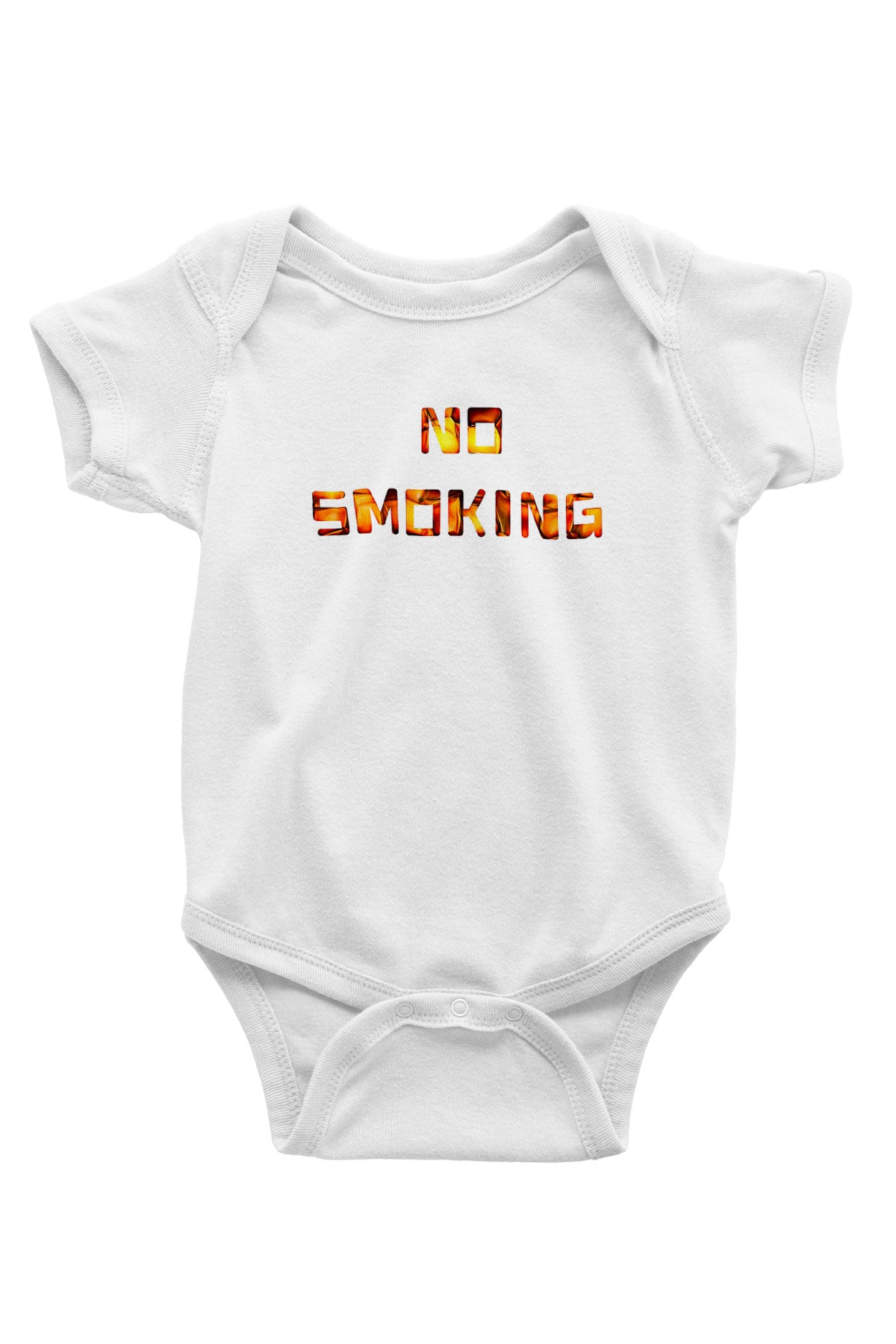 Sigarayı Bırakma Günü Baskılı Beyaz Unisex Bebek Body - Zıbın