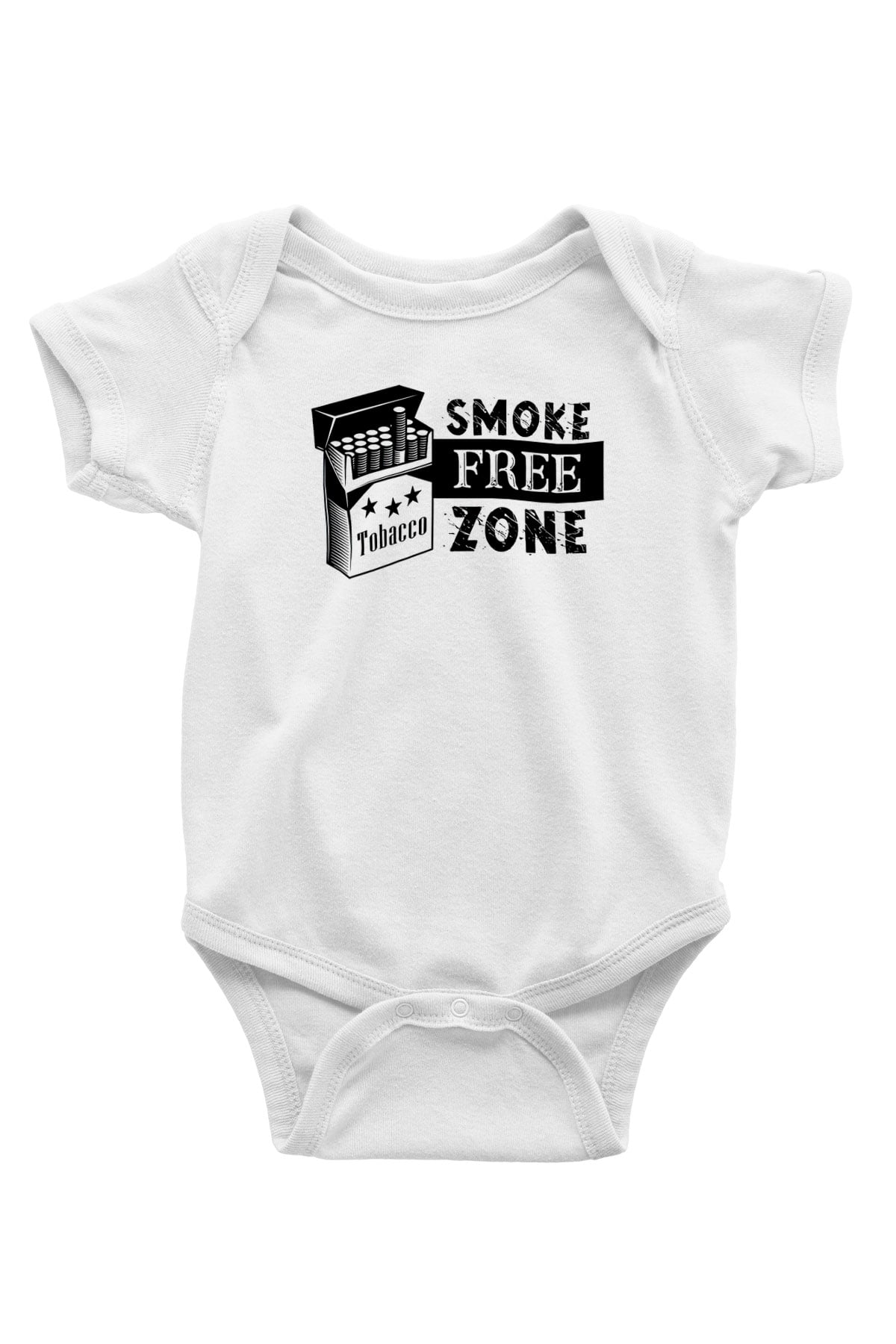 Sigarayı Bırakma Günü Baskılı Beyaz Unisex Bebek Body - Zıbın