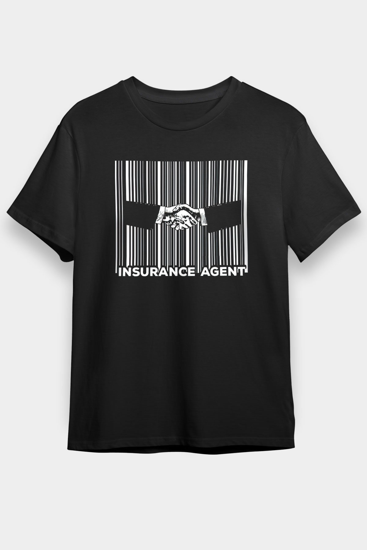 Sigortacı Siyah Unisex Tişört T-Shirt - TişörtFabrikası