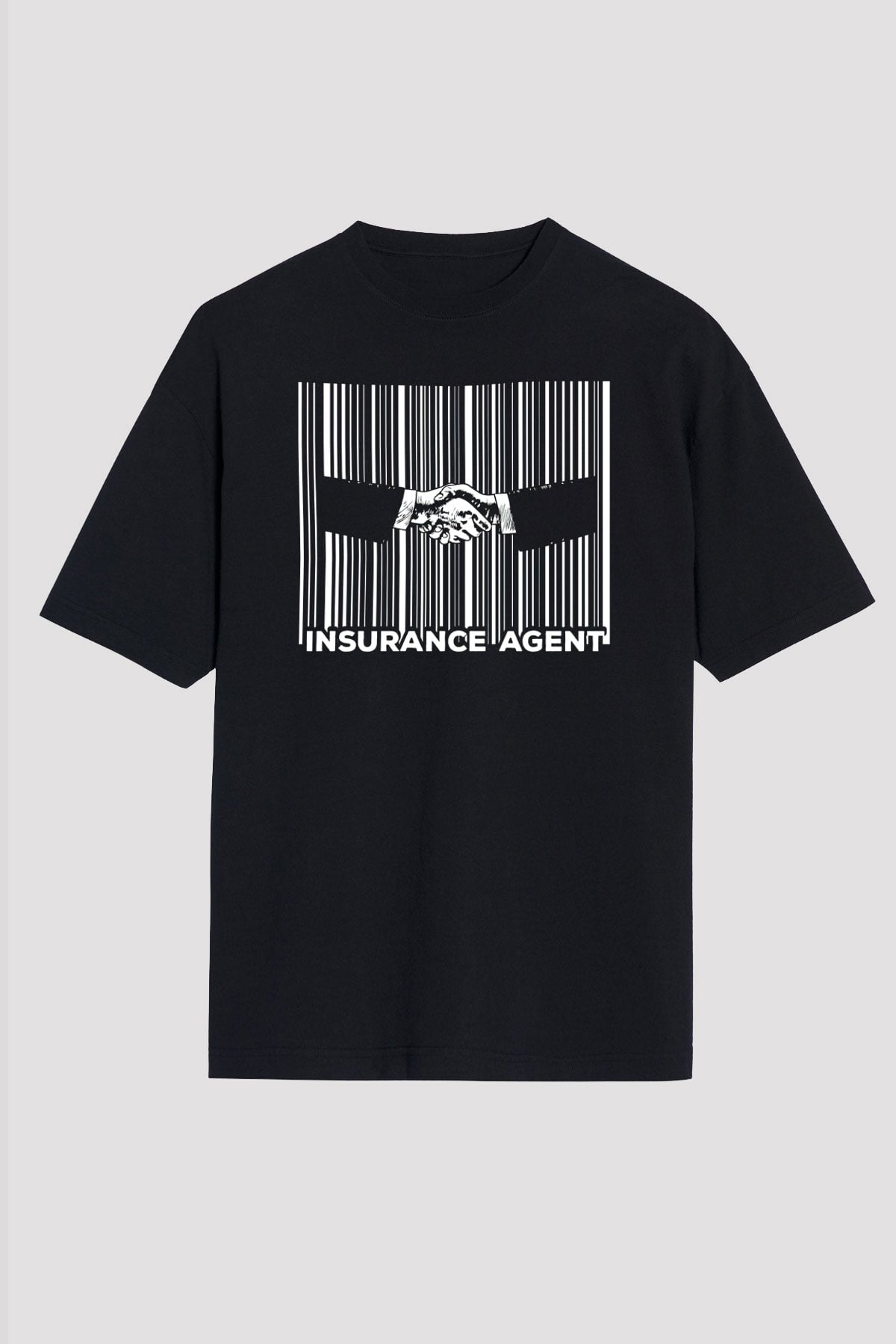 Sigortacı Siyah Unisex Tişört T-Shirt - TişörtFabrikası