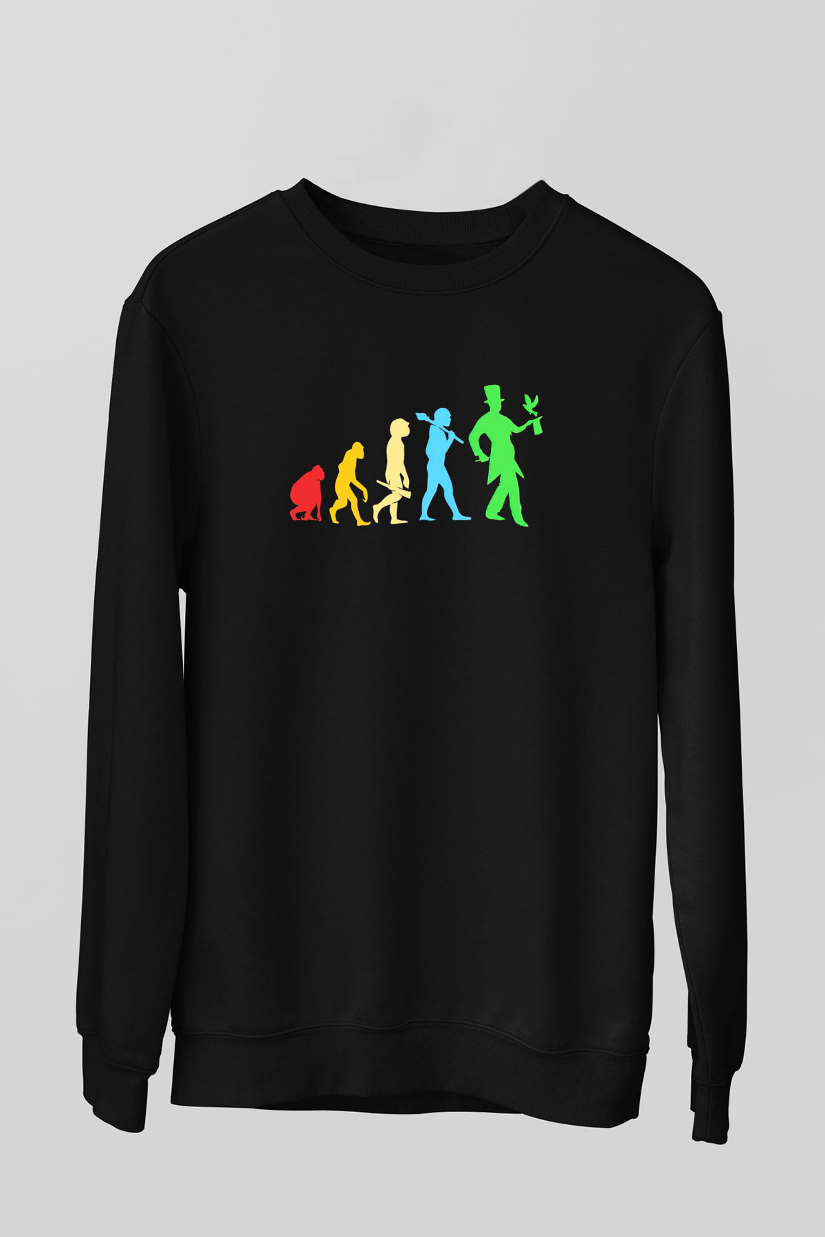 Sihirbaz Siyah Unisex Sweatshirt