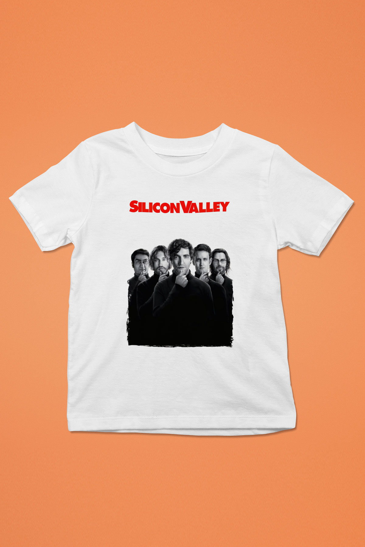 Silicon Valley Beyaz Unisex Çocuk Tişört