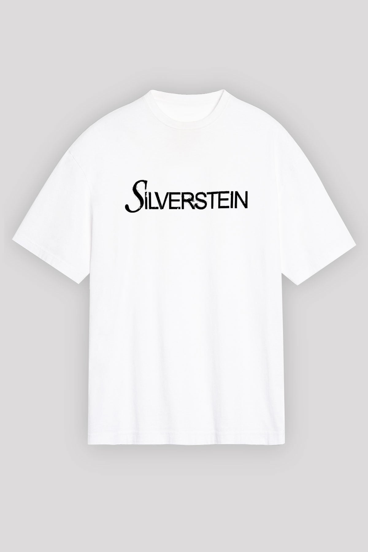 Silverstein Beyaz Unisex Oversize Tişört T-Shirt