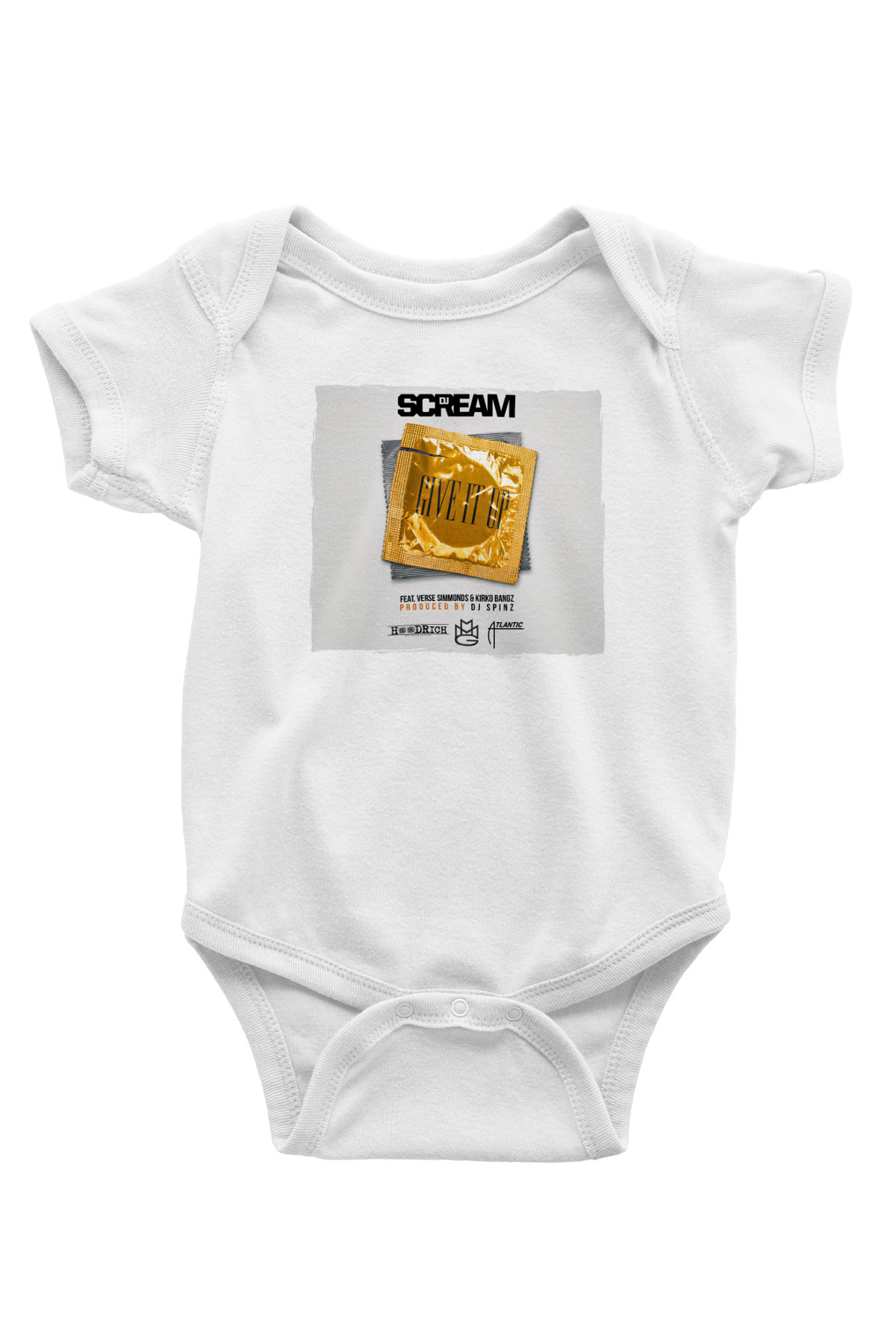 Skream Beyaz Bebek Body - Zıbın