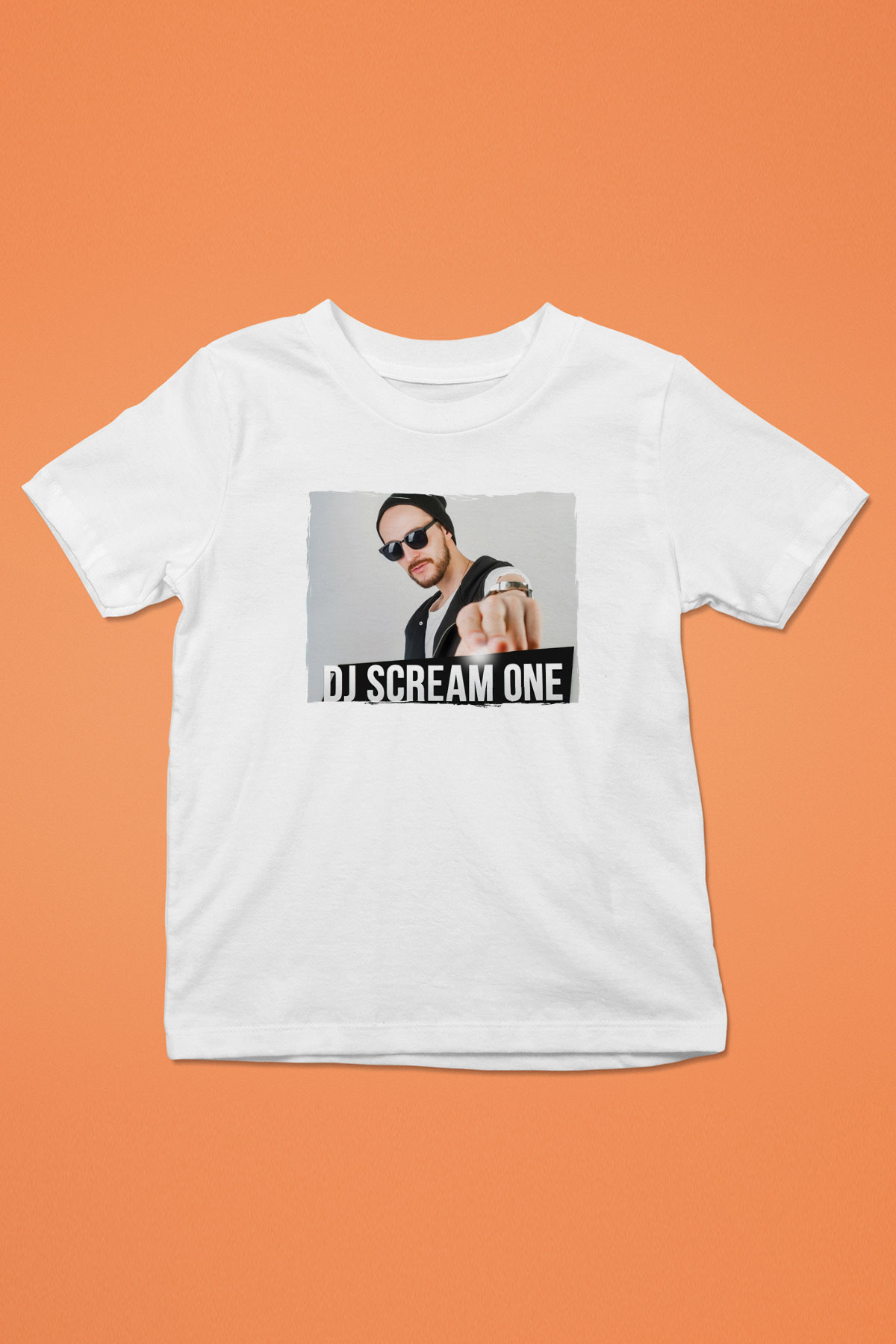 Skream Beyaz Unisex Çocuk Tişört