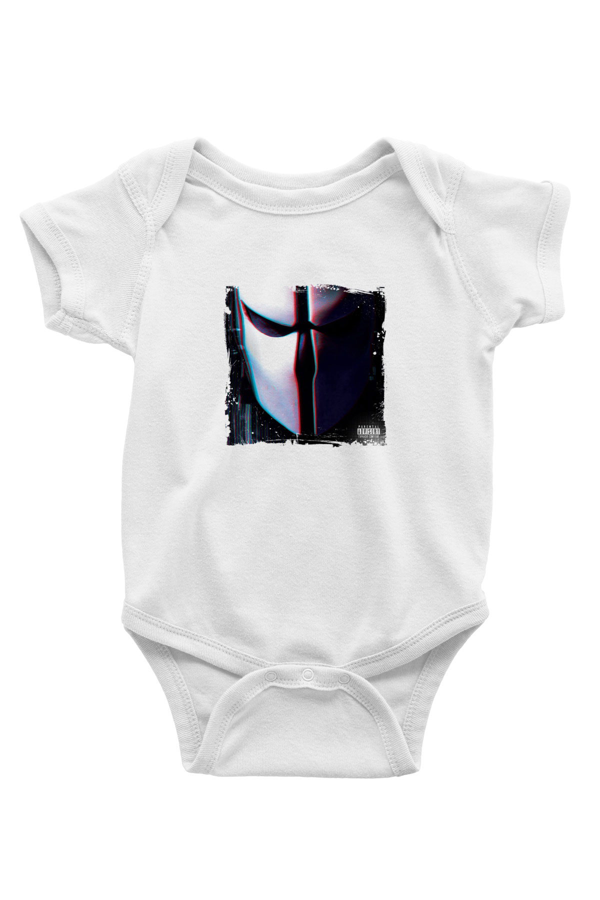 Skrillex Baskılı Beyaz Bebek Body - Zıbın