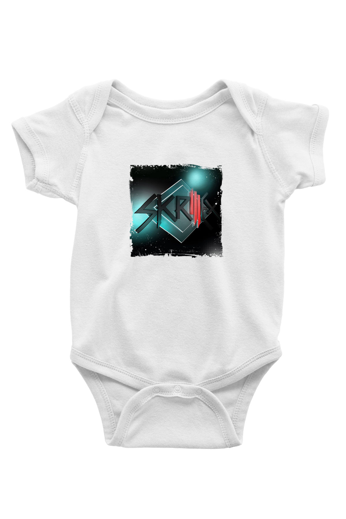 Skrillex Baskılı Beyaz Bebek Body - Zıbın