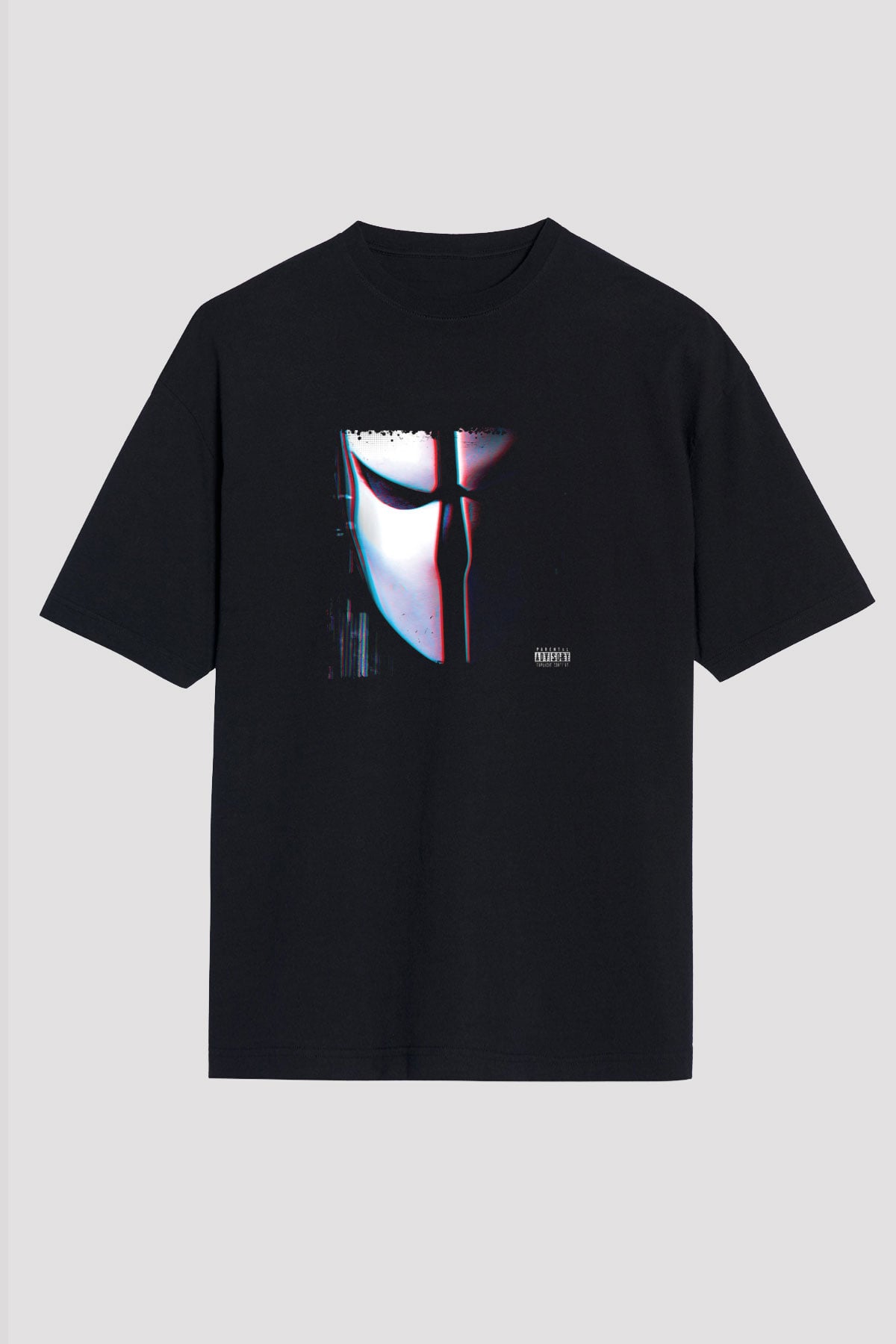 Skrillex Baskılı Unisex Oversize Siyah Tişört
