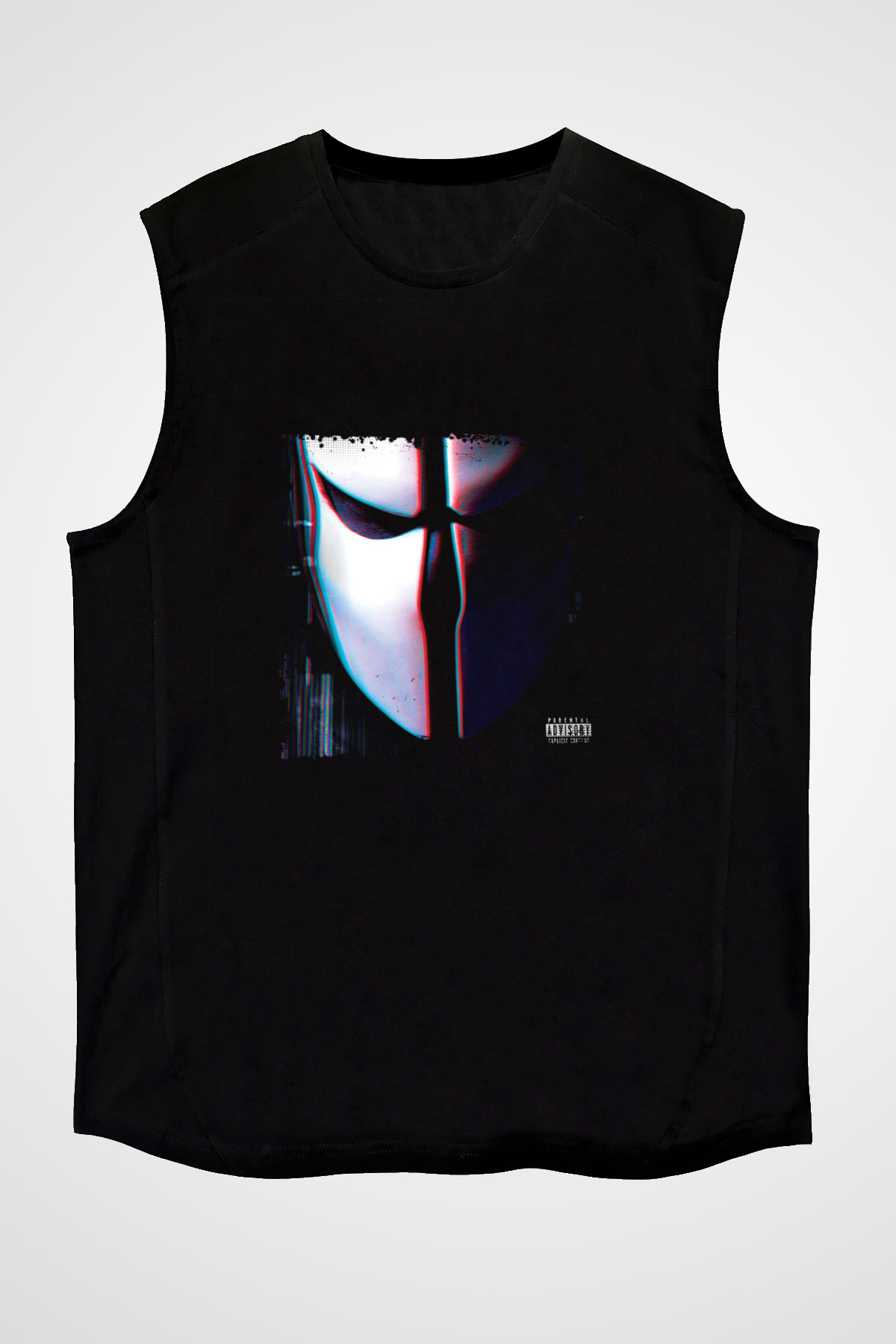 Skrillex Baskılı Unisex Siyah Kolsuz Tişört