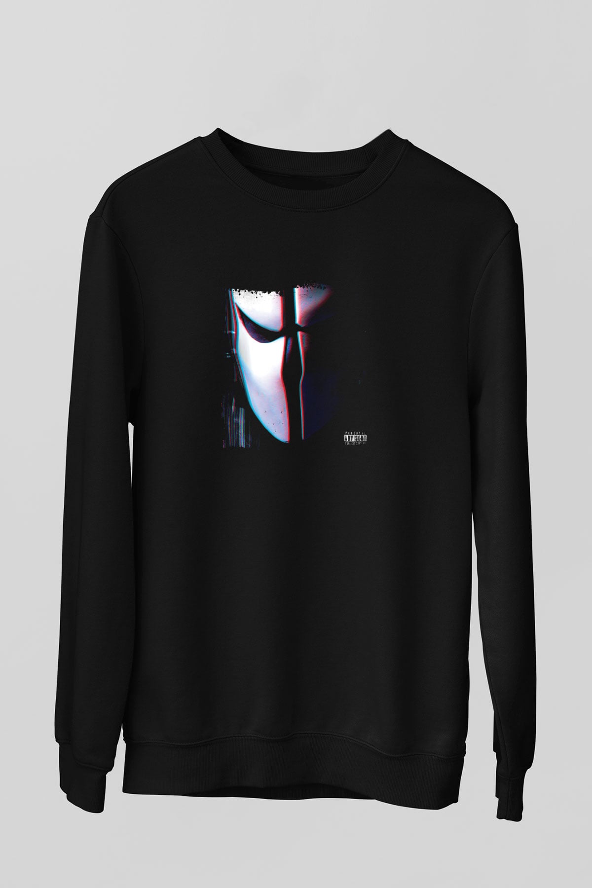 Skrillex Baskılı Unisex Siyah Sweatshirt