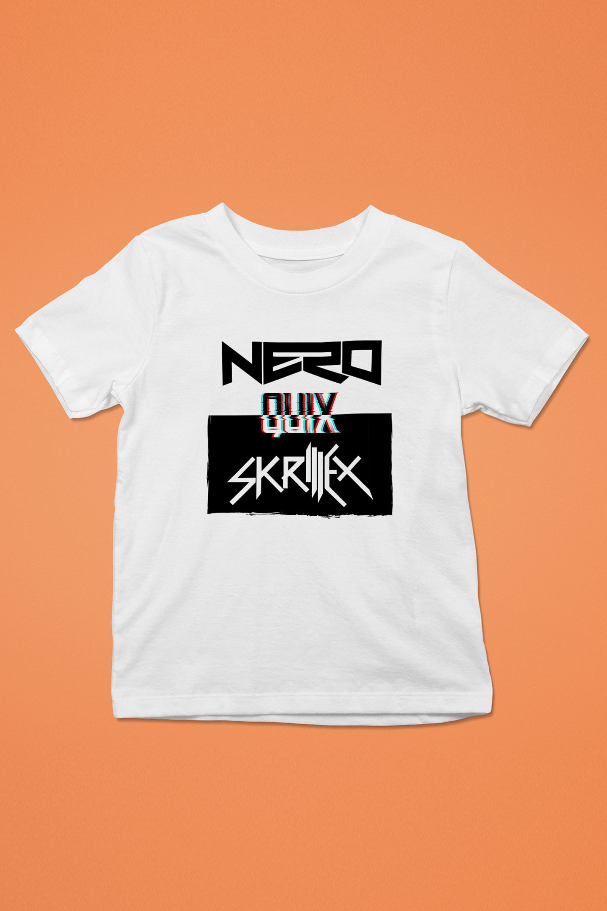 Skrillex Beyaz Unisex Çocuk Tişört