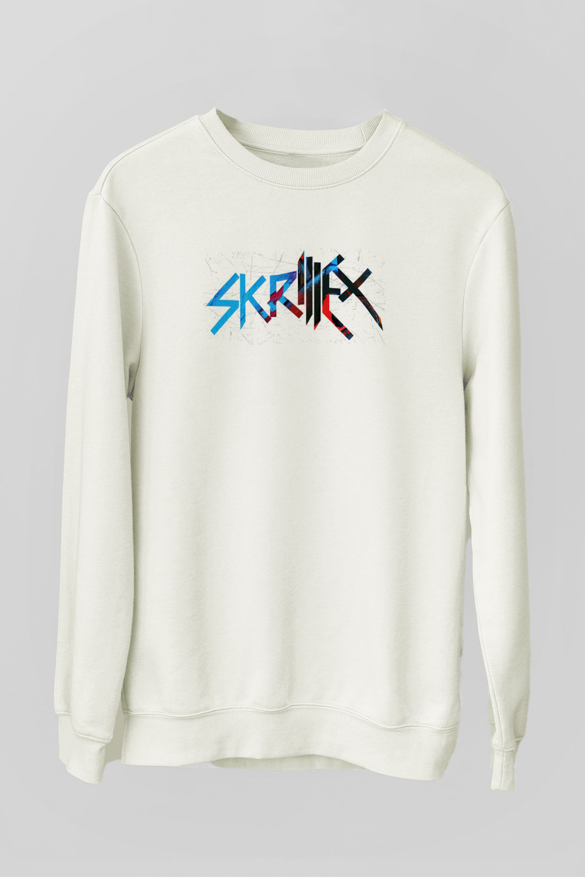 Skrillex Beyaz Unisex Sweatshirt