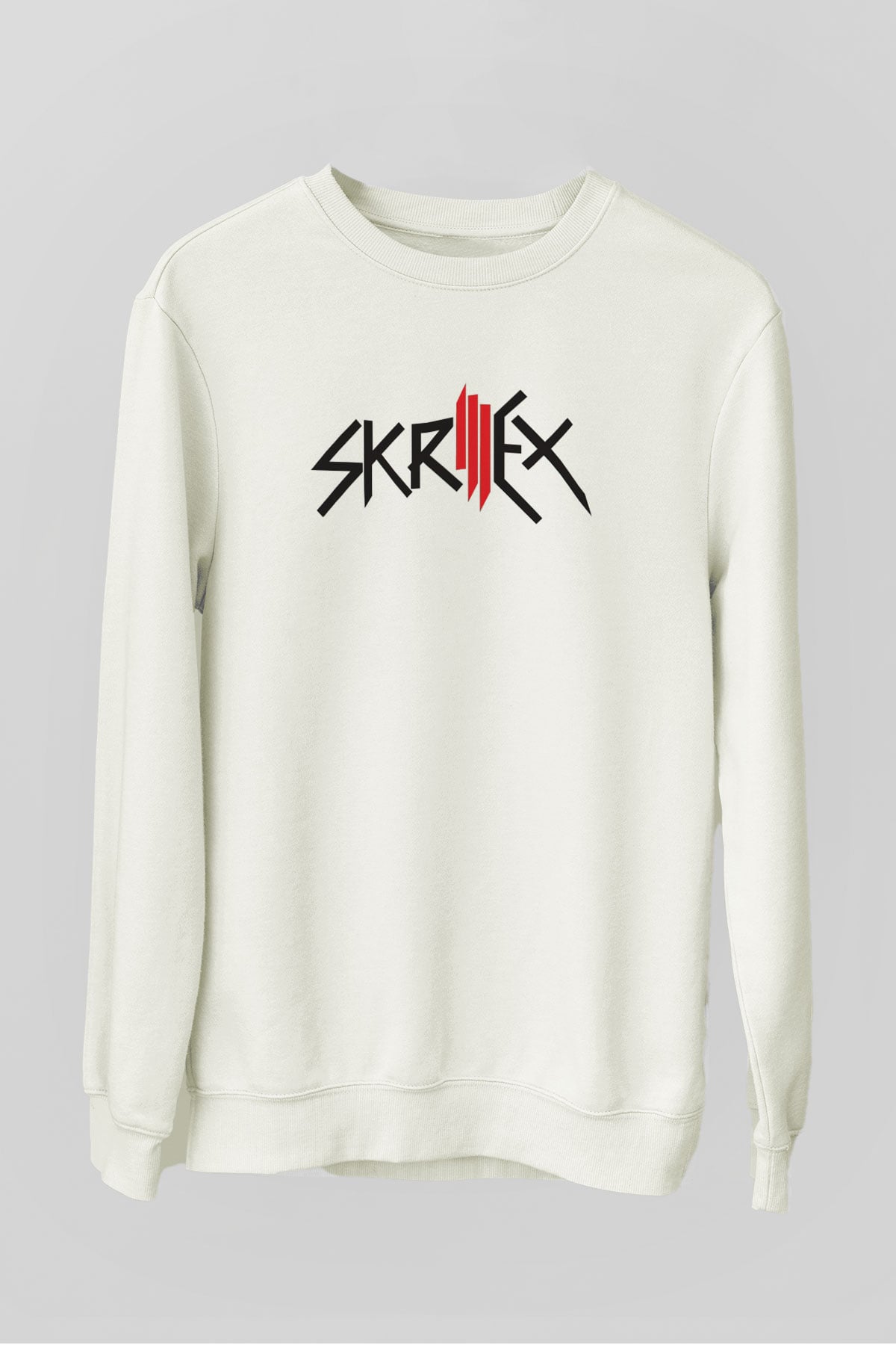 Skrillex Beyaz Unisex Sweatshirt