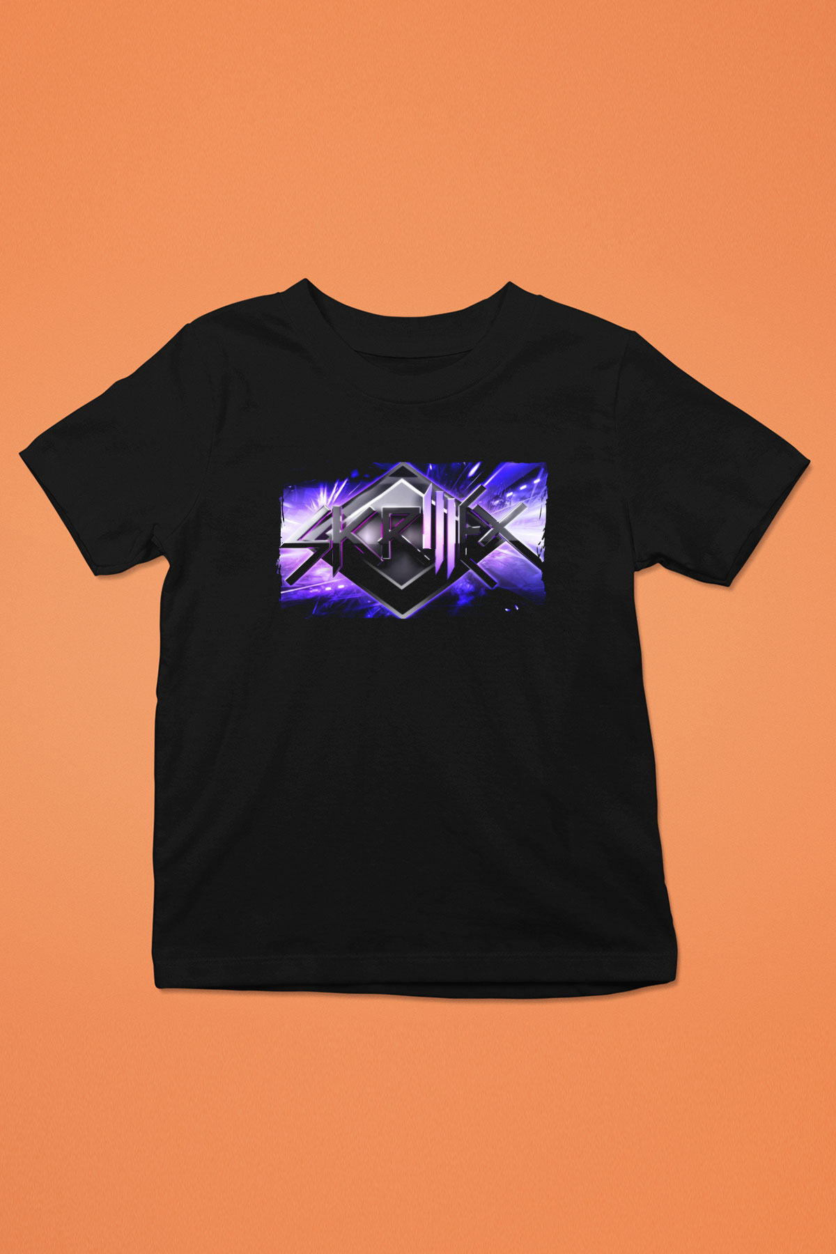 Skrillex Siyah Unisex Çocuk Tişört