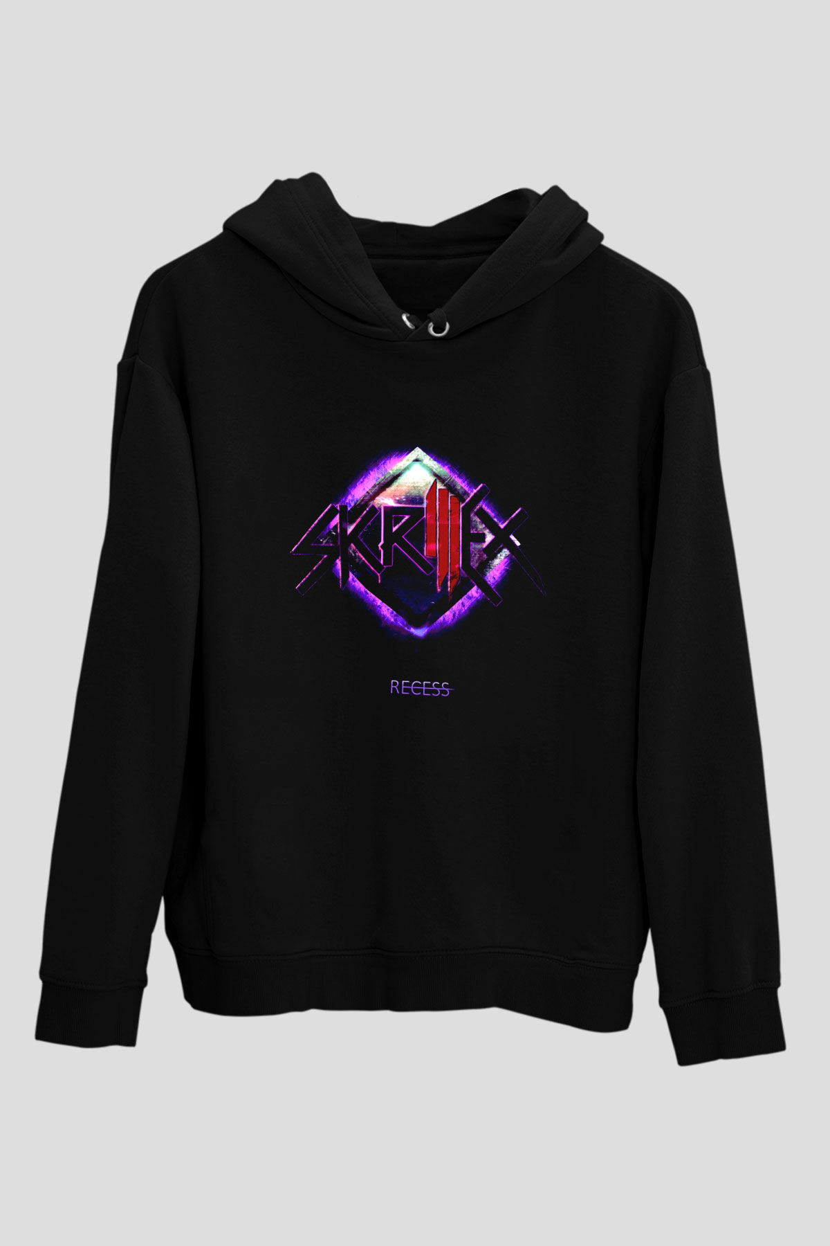 Skrillex Siyah Unisex Hoodie